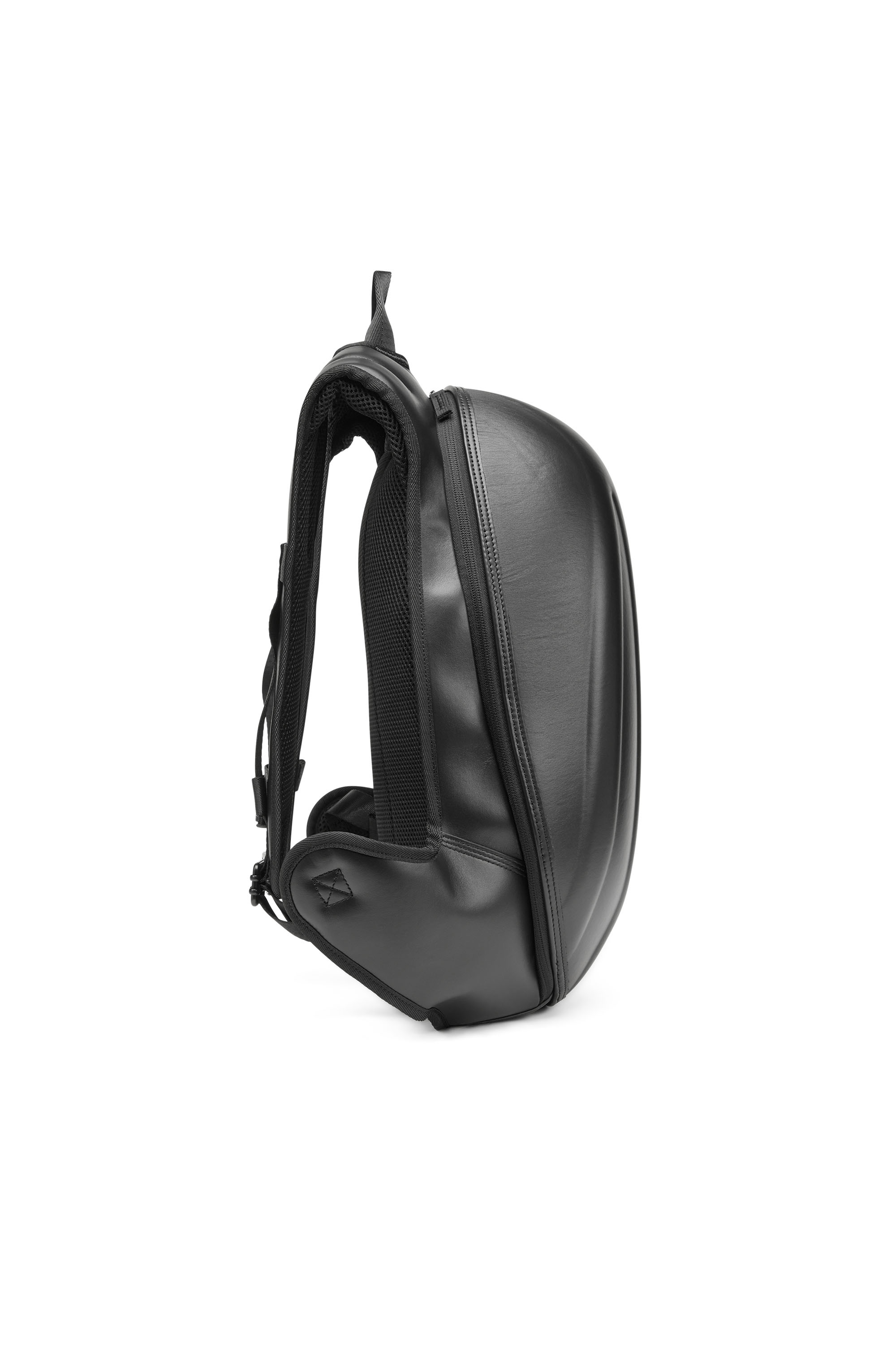 Diesel - 1DR-POD BACKPACK, Man 1DR-Pod Backpack - Hard shell leather backpack in Black - Image 3