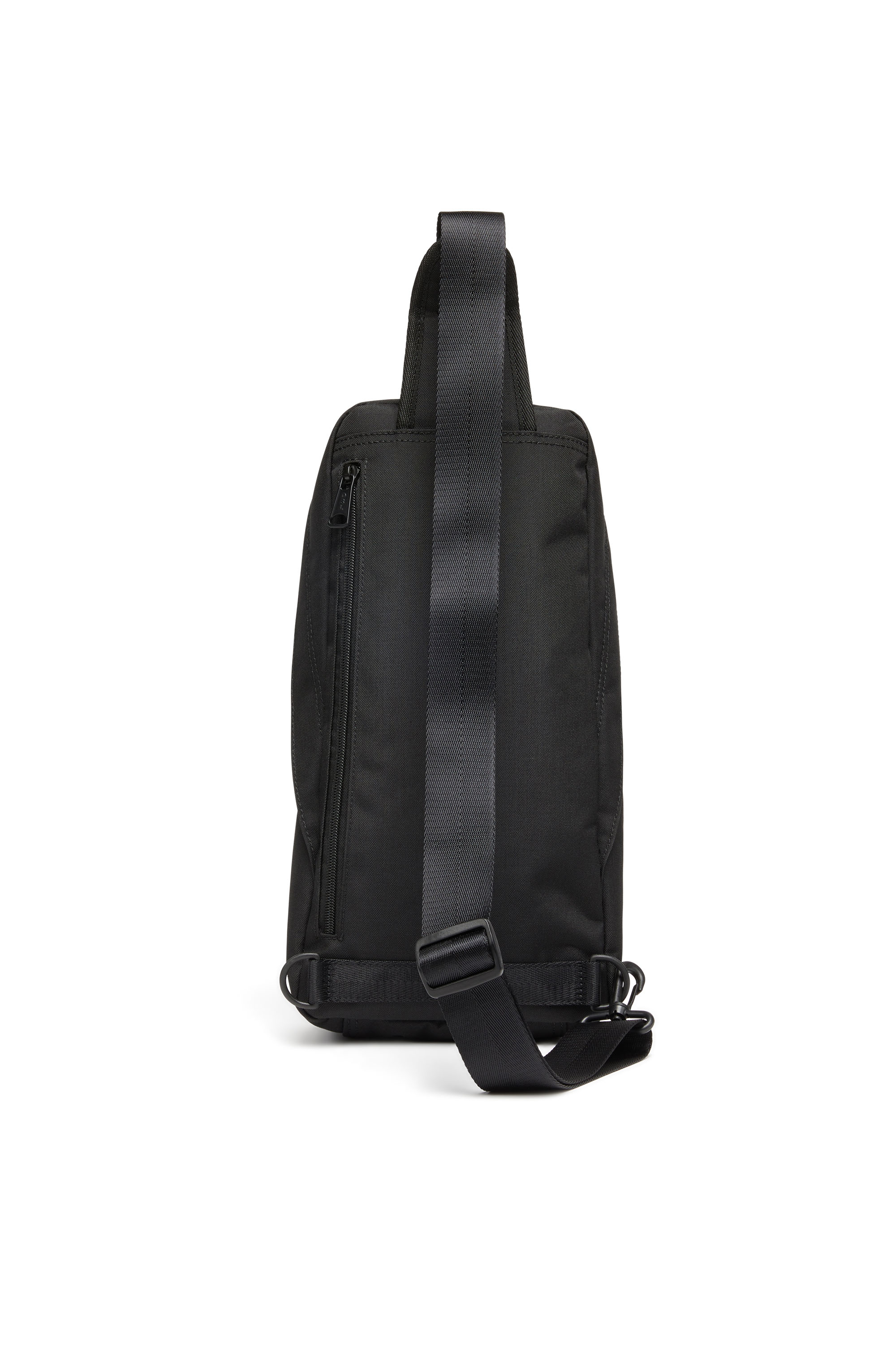 Diesel - D-BSC SLING BAG X, Man D-Bsc-Sling backpack in heavy-duty shell in Black - Image 2