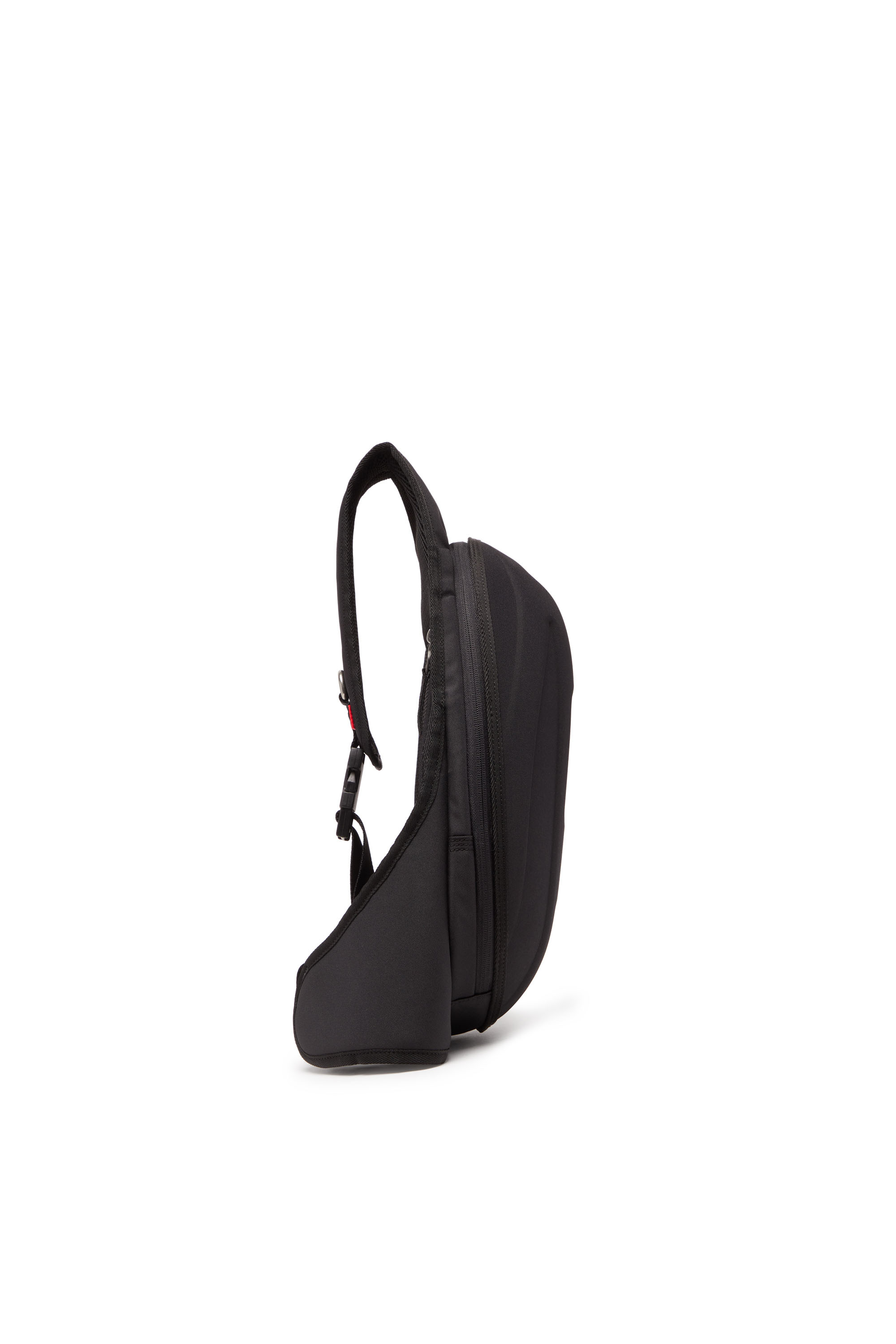 Diesel - 1DR-POD SLING BAG, Man 1DR-Pod Sling Bag - Hard shell sling backpack in Black - Image 3