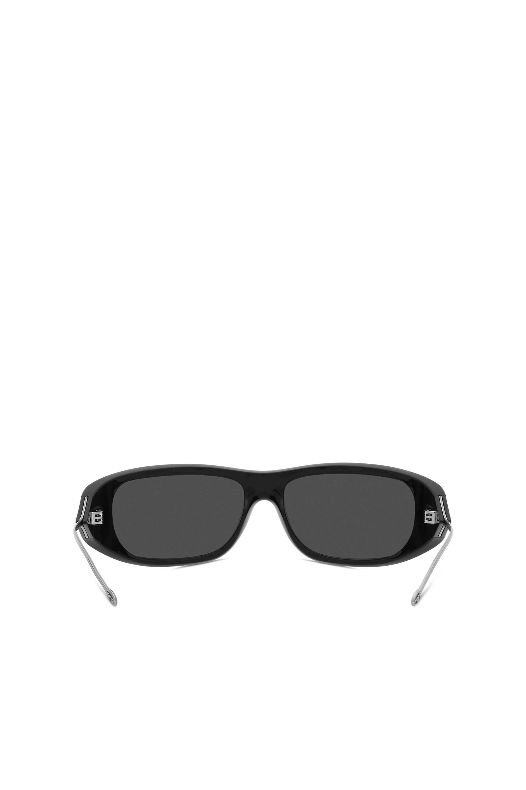 Diesel - 0DL3001, Unisex Wraparound style sunglasses in Black - Image 3