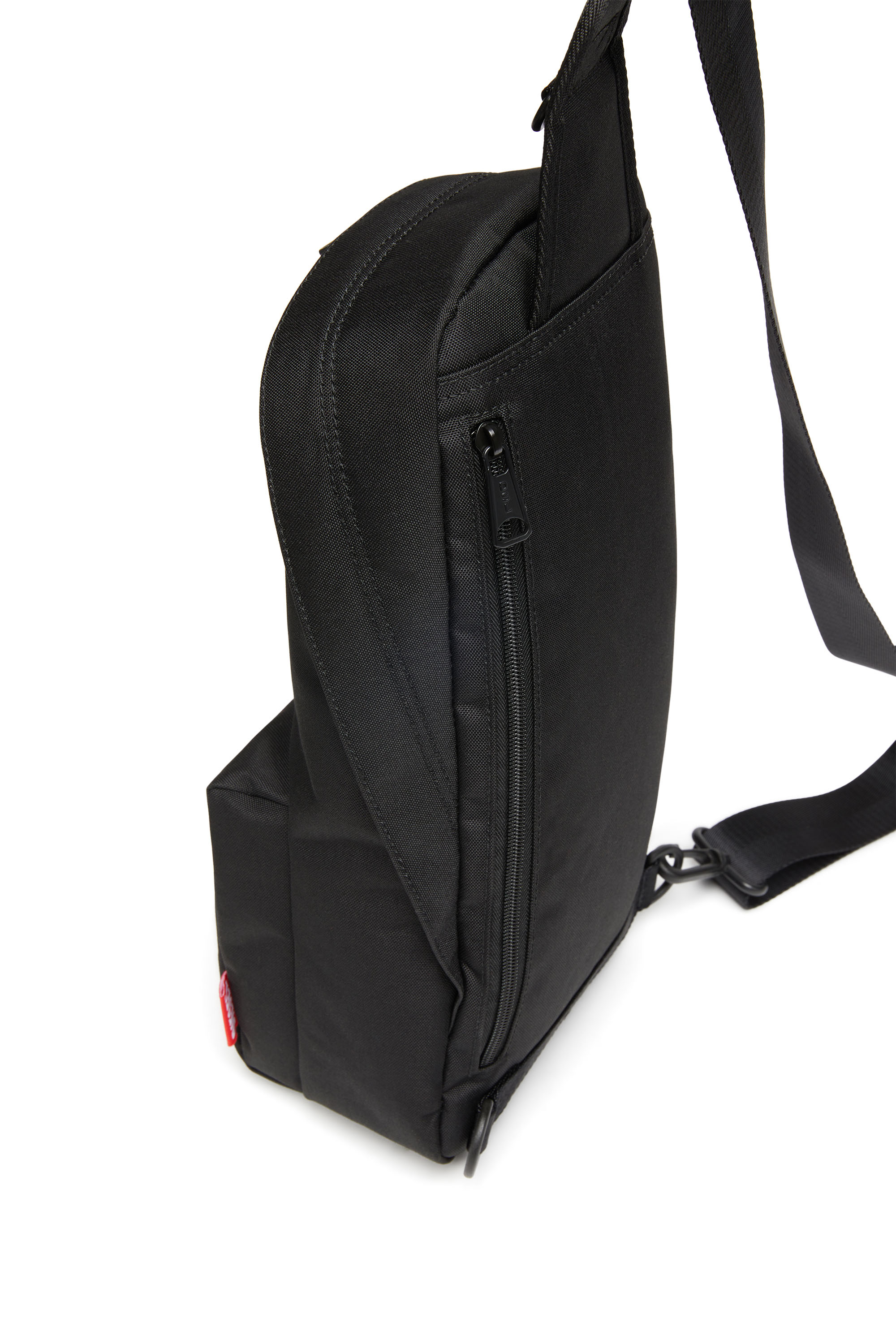 Diesel - D-BSC SLING BAG X, Man D-Bsc-Sling backpack in heavy-duty shell in Black - Image 5