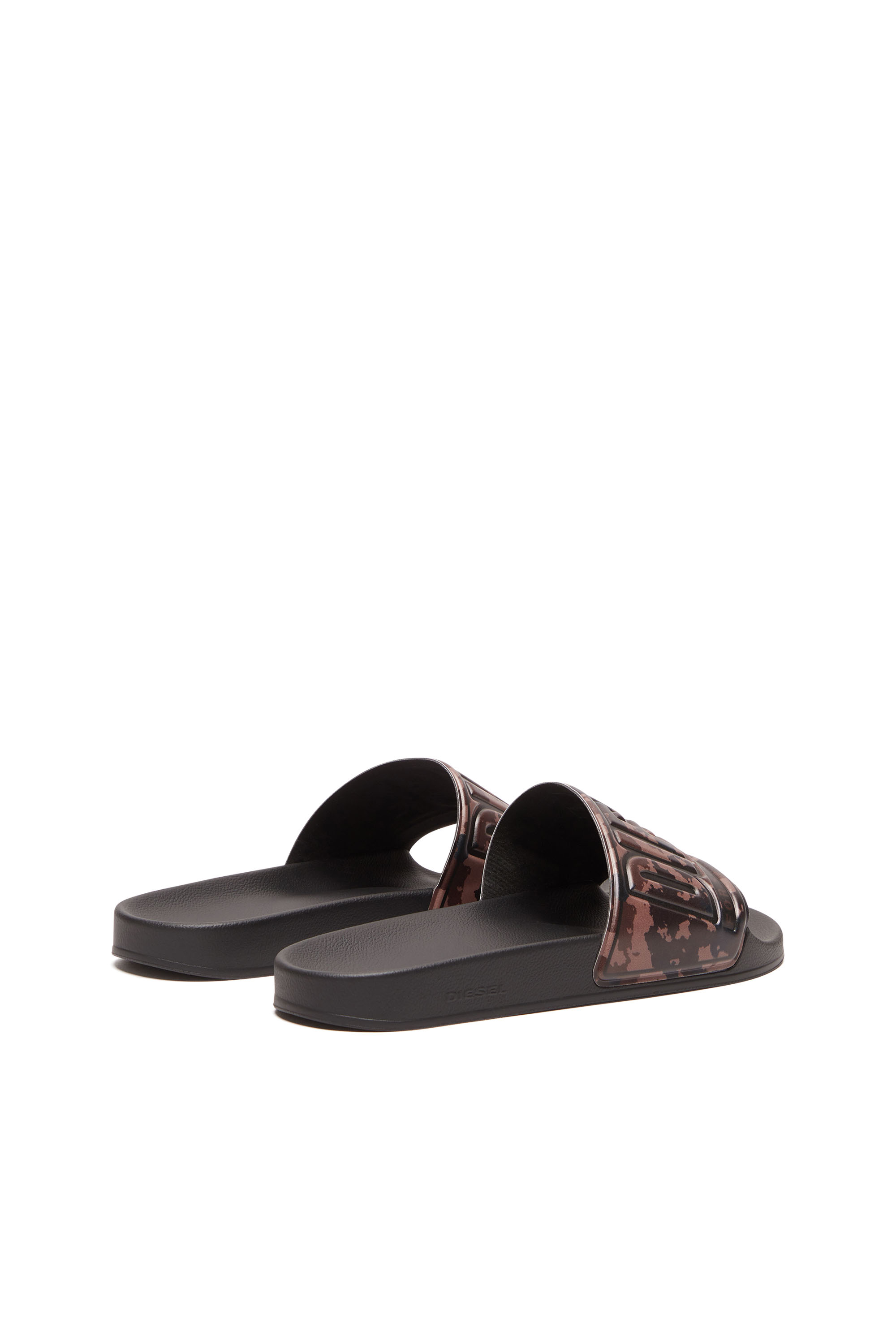 Diesel - SA-MAYEMI CC X, Unisex Sa-Mayemi CC X - Pool slides with camouflage band in Black - Image 3