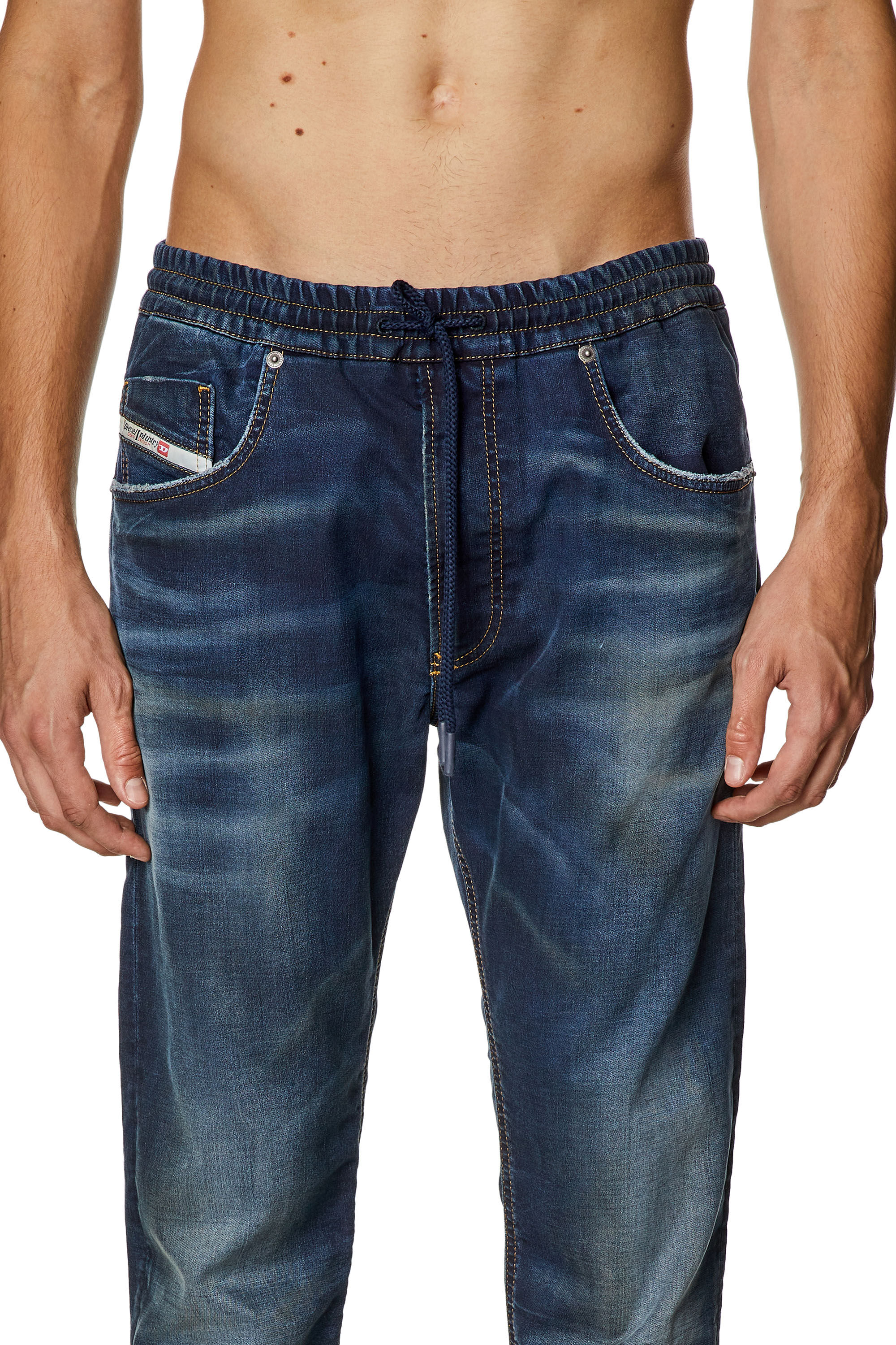 Diesel - Man Tapered 2030 D-Krooley Joggjeans® 068JA, Dark Blue - Image 5