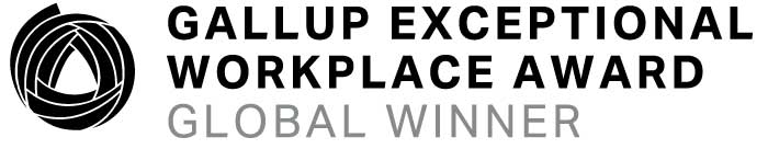 Gallup Exceptional Workplace Award Global Winner