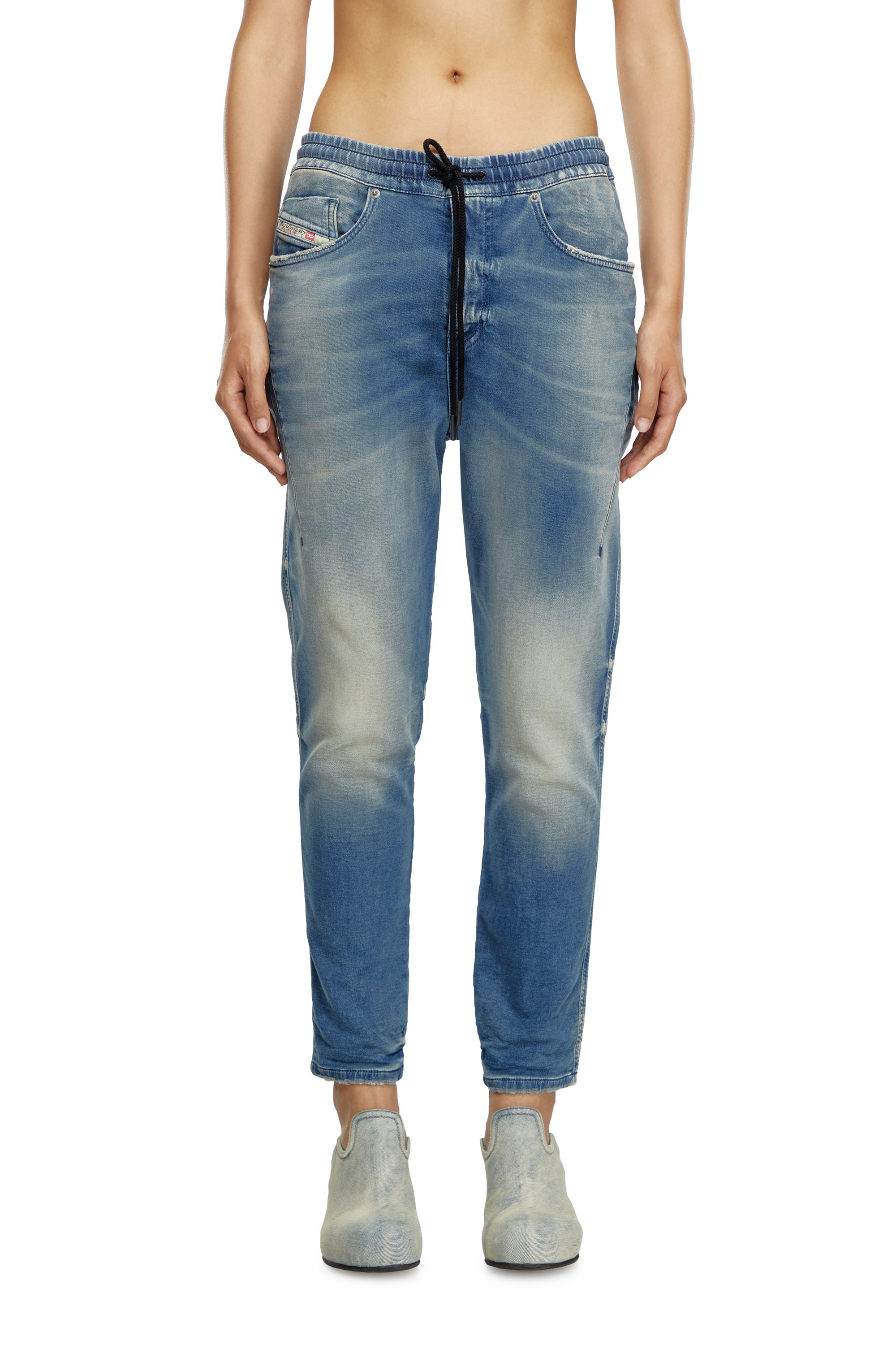 Diesel - Woman's Regular 2041 D-Fayza Joggjeans® 068MG, Medium blue - 1