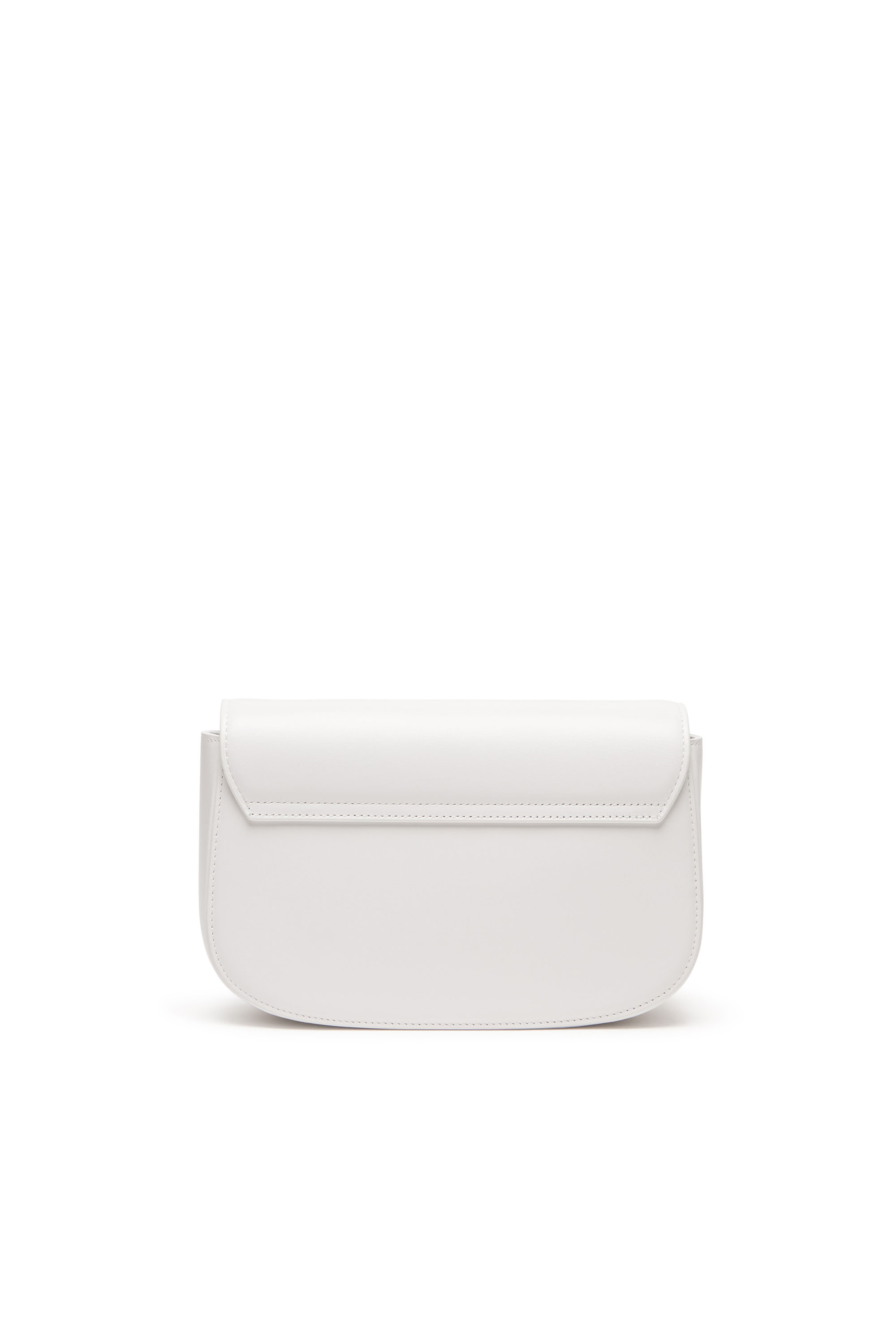 Diesel - 1DR M, Woman 1DR M-Iconic medium shoulder bag in leather in White - Image 2