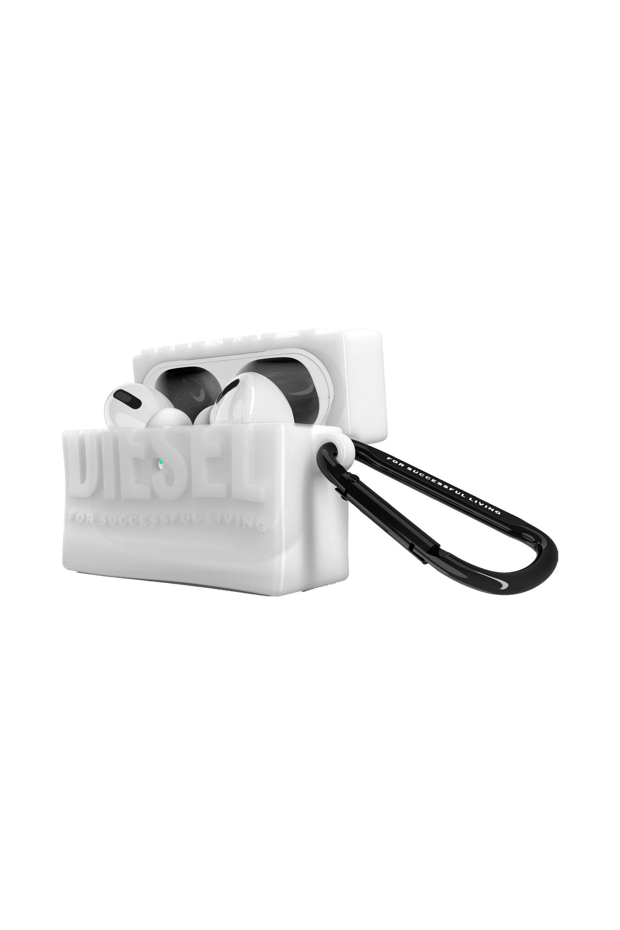 Diesel - 54136 AIRPOD CASE, Unisex's D By Airpod case Airpods Pro / Pro 2 in White - 2