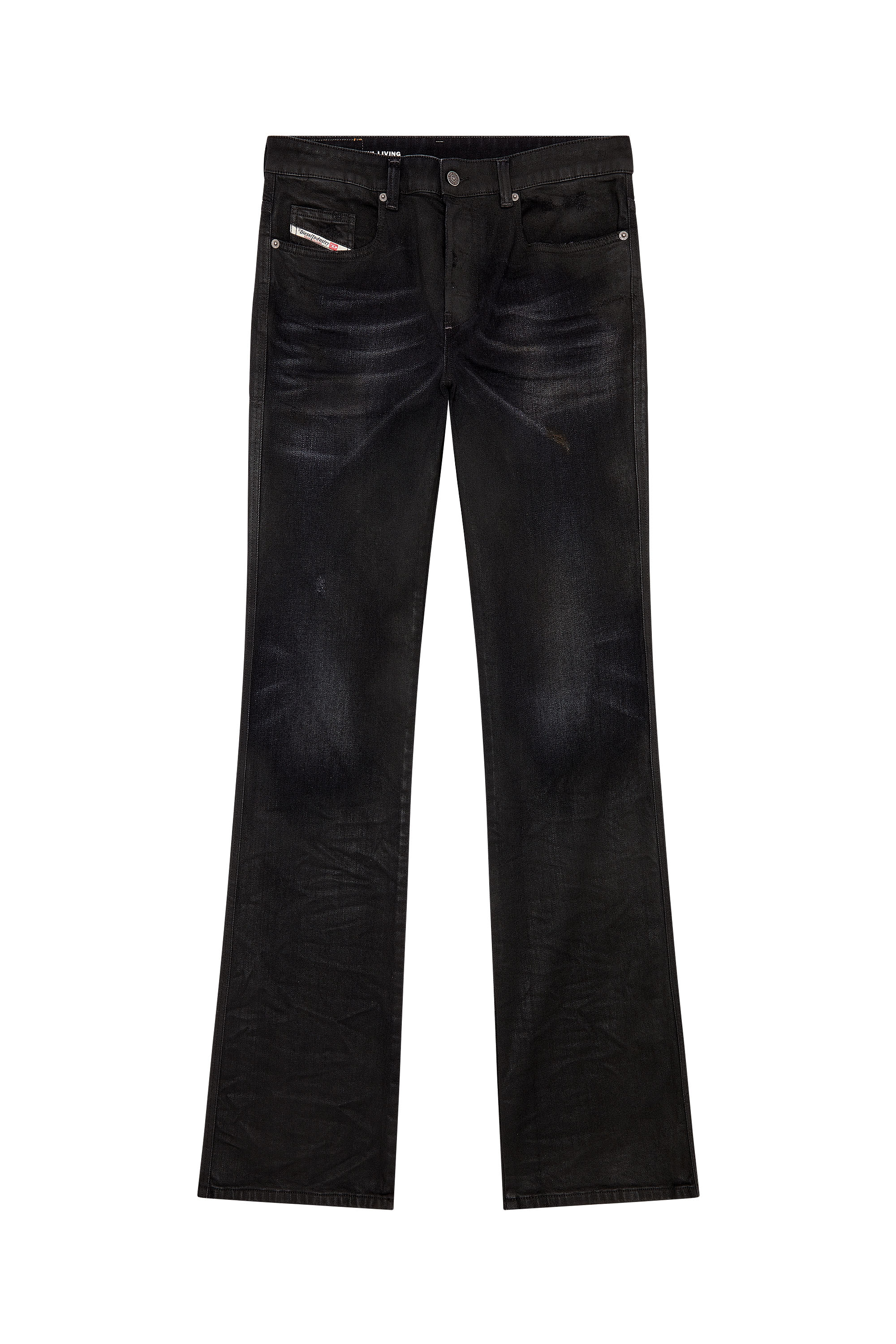 Diesel - Man Bootcut Jeans 1998 D-Buck 09I19, Black/Dark grey - Image 3