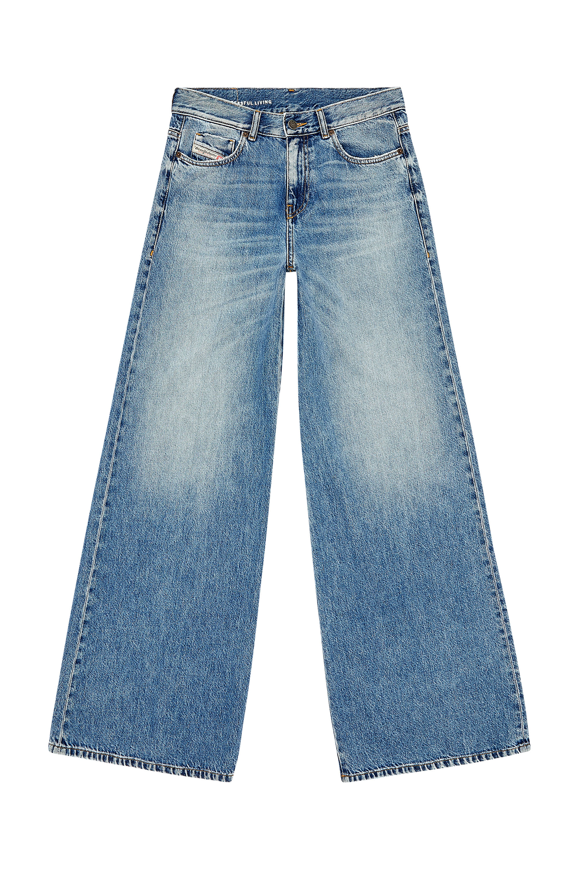 Diesel - Woman Bootcut and Flare Jeans 1978 D-Akemi 09H95, Medium blue - Image 6