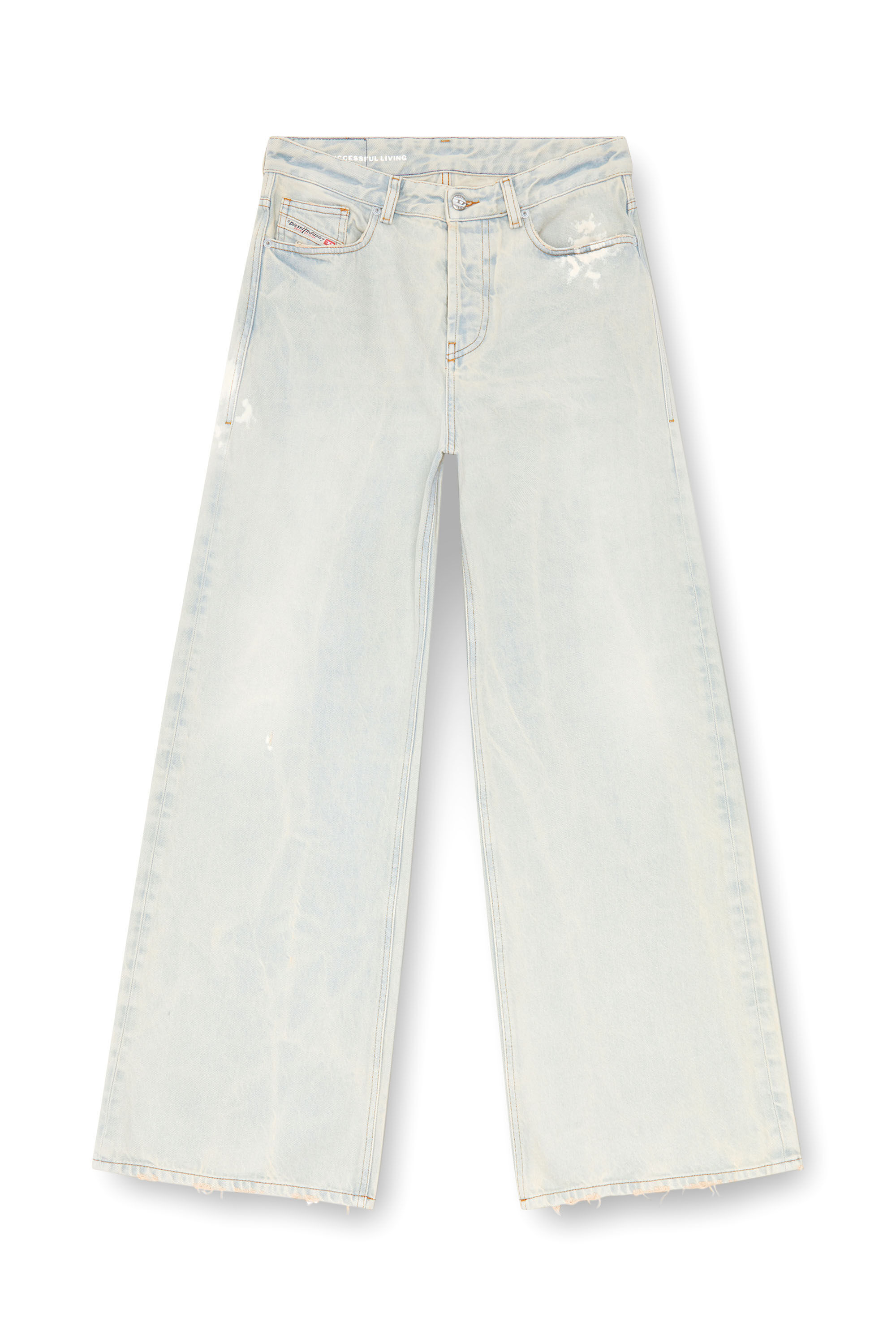 Diesel - Woman Straight Jeans 1996 D-Sire 09J81, Light Blue - Image 2