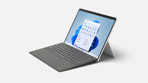 一台 Surface Pro 8.