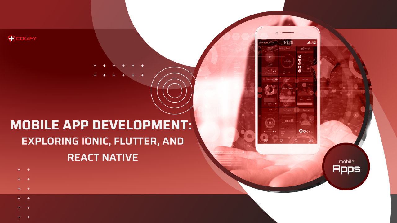 Mobile App Development: Exploring Ionic, Flutter & React Native