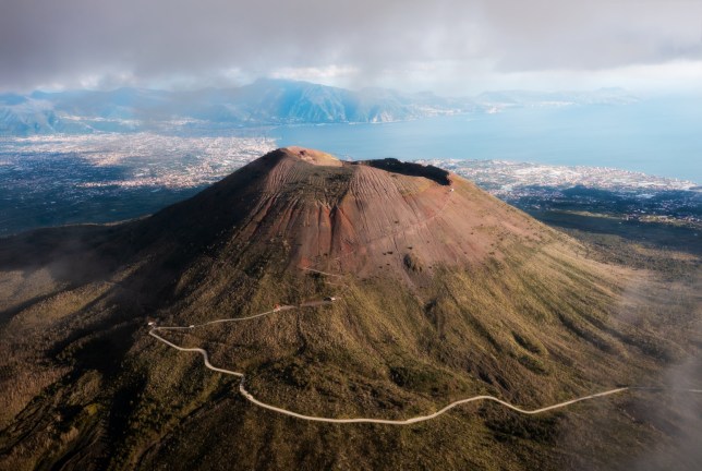 Mount Vesuvius in Italy