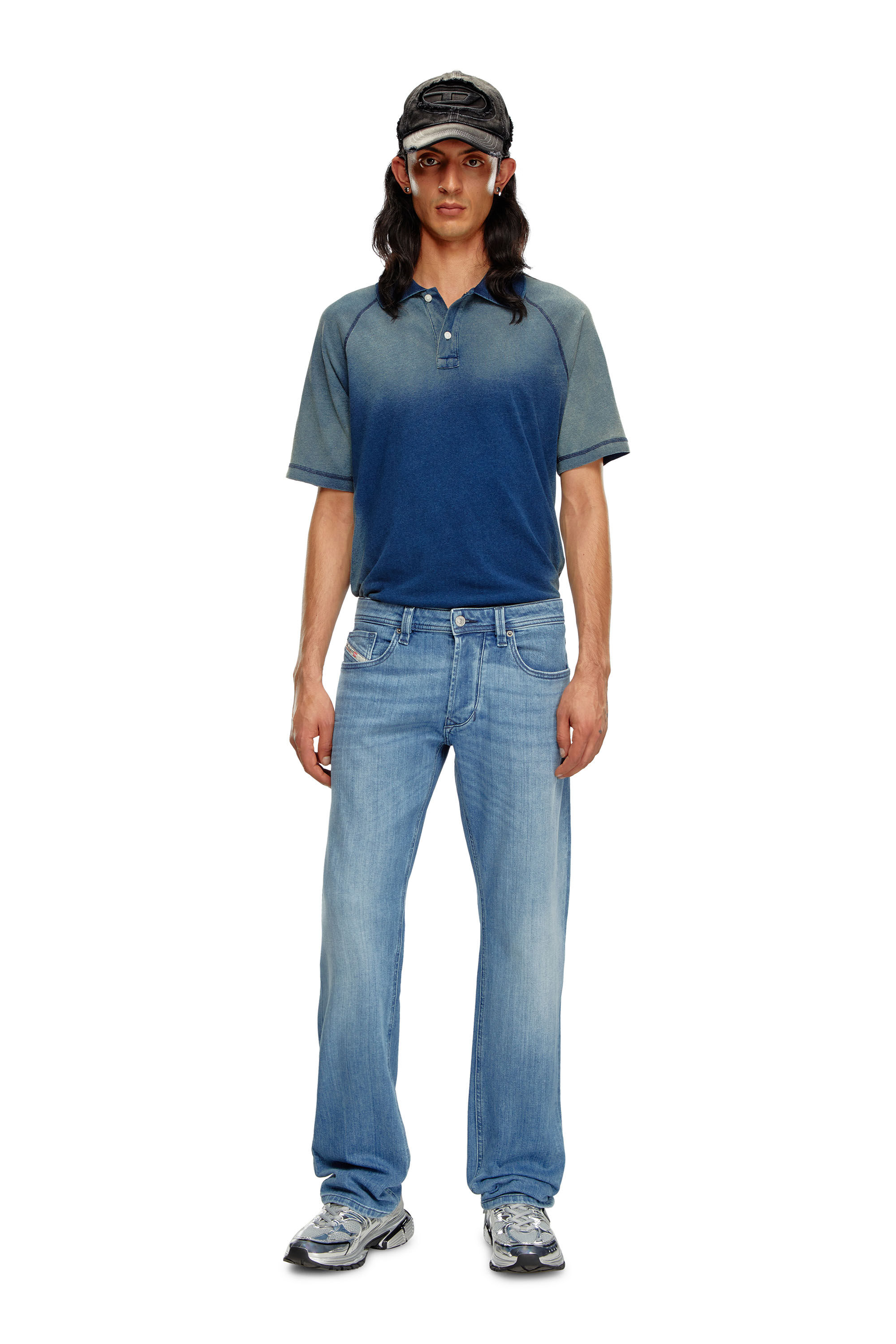 Diesel - Man Straight Jeans 1985 Larkee 0GRDI, Light Blue - Image 1