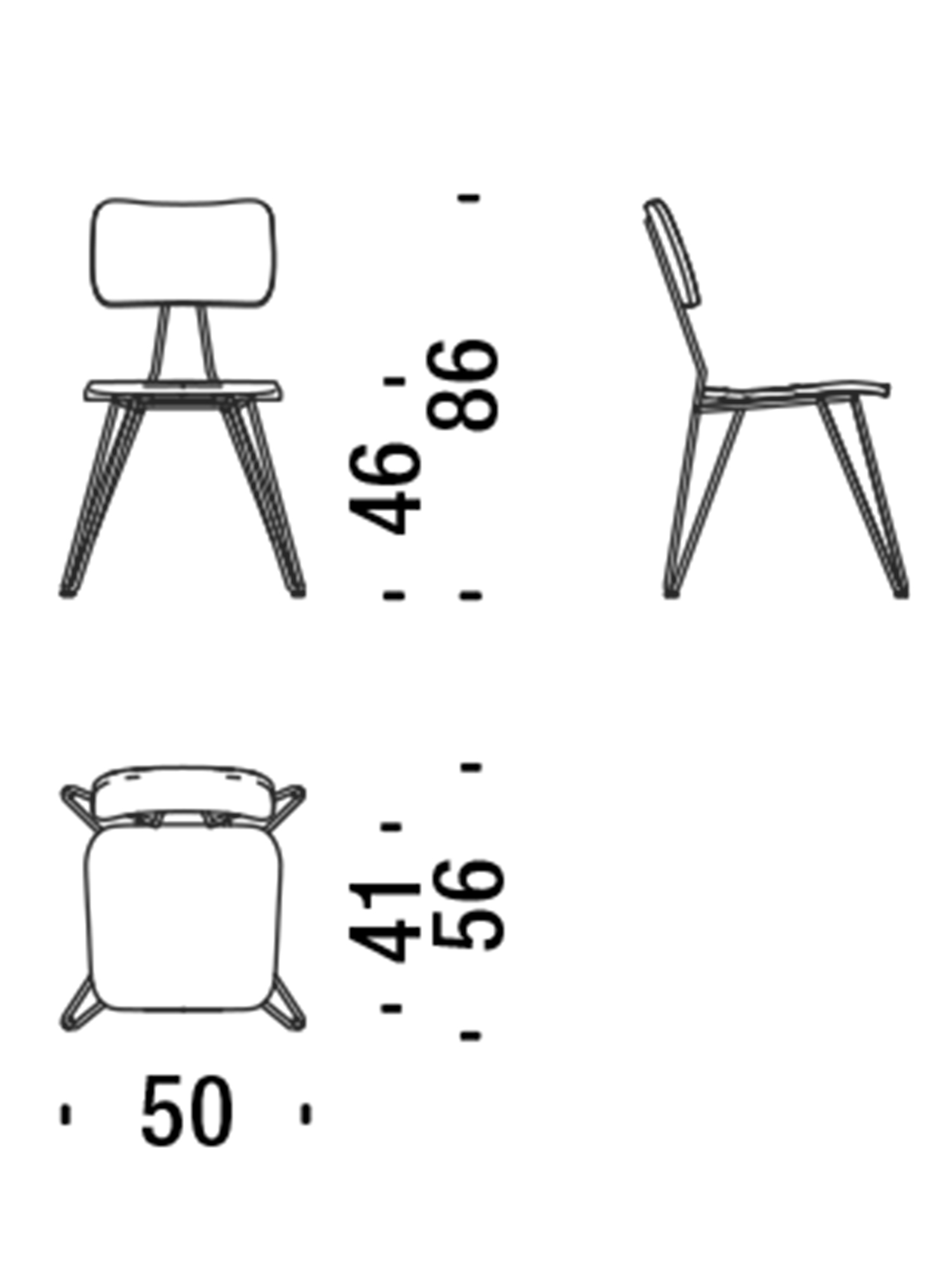 Diesel - DL0F01 OVERDYED, Unisex Side chair with weathered grey treated wood in Grey - Image 5