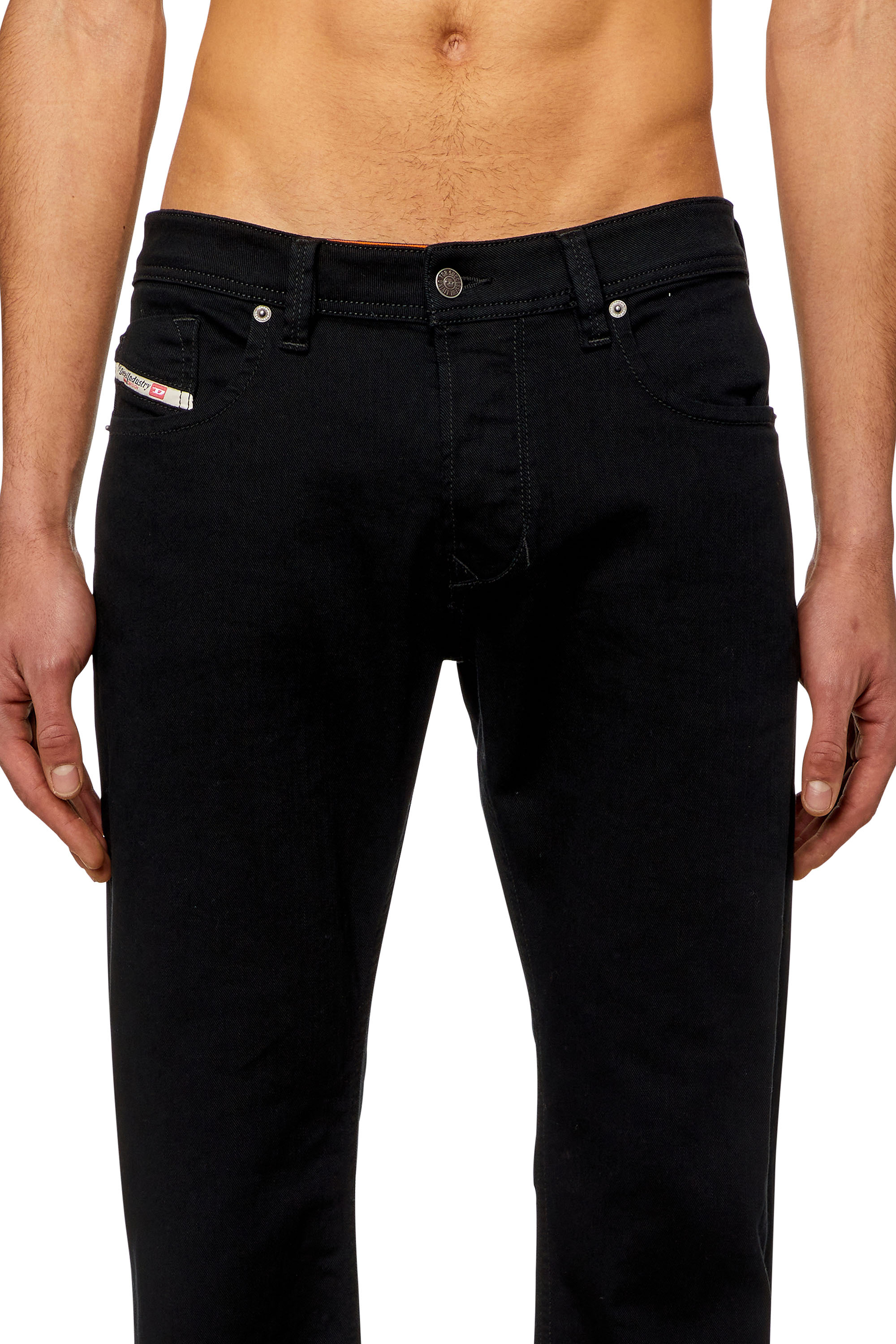 Diesel - Man Straight Jeans 1985 Larkee 0688H, Black/Dark grey - Image 4