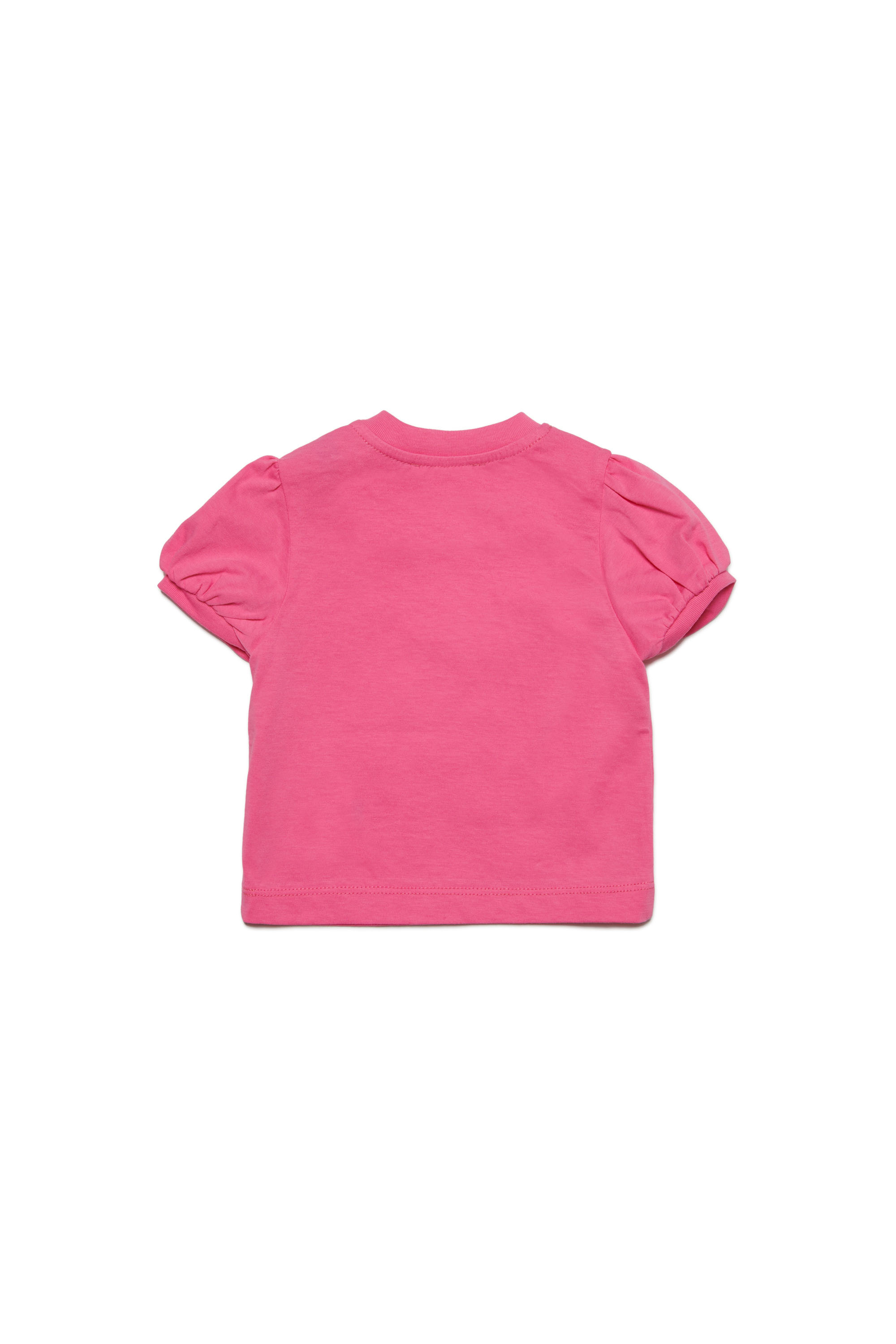 Diesel - TLERSIB, Woman Puff-sleeve T-shirt with Oval D in Pink - Image 2