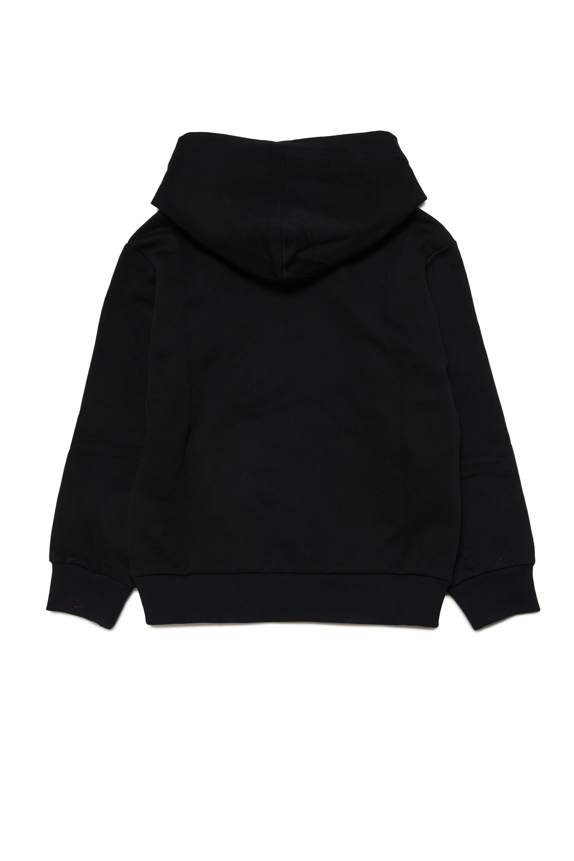 Diesel - SBOLC OVER, Man Cotton hoodie with Diesel logo in Black - Image 2