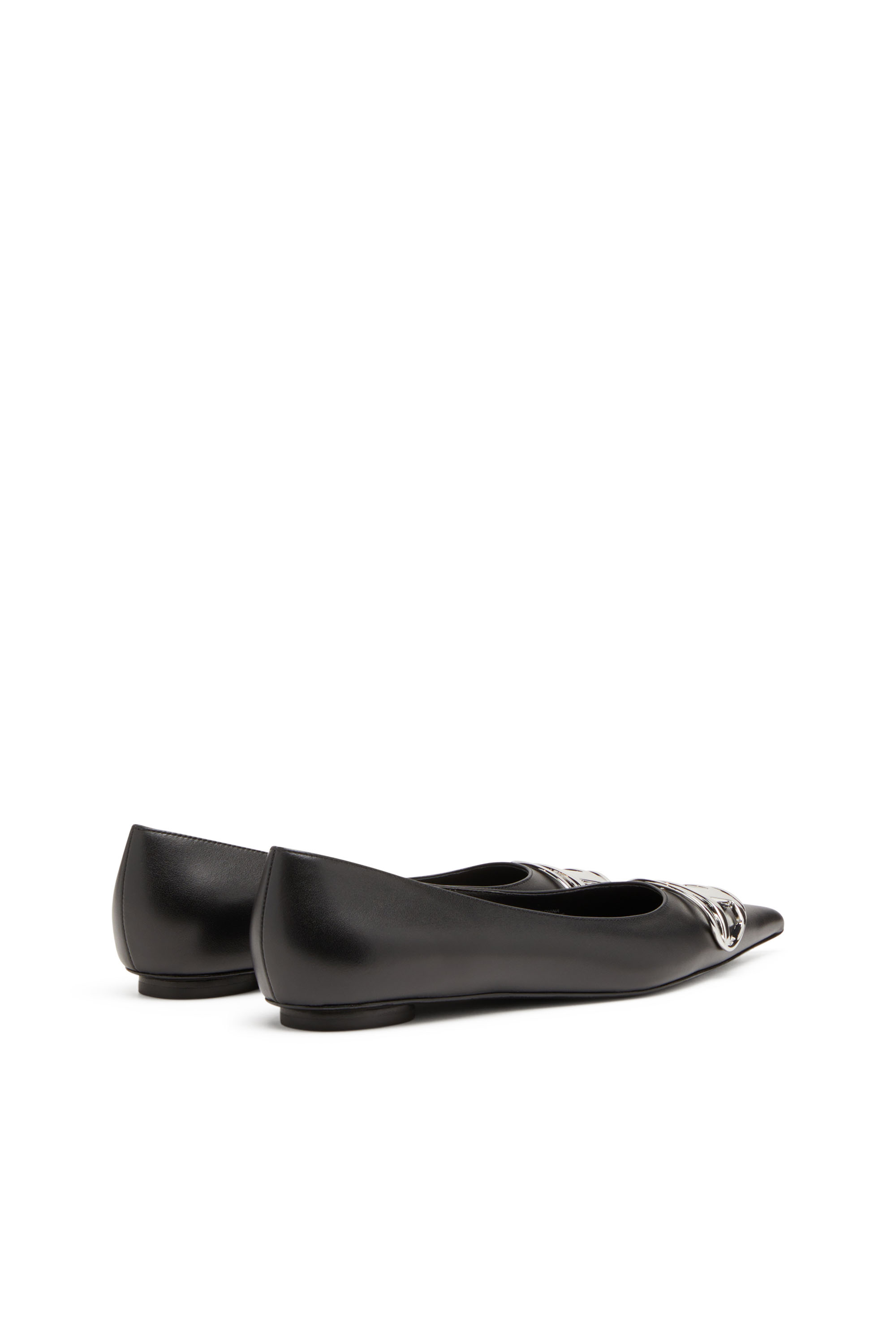 Diesel - D-VENUS BAL, Woman D-Venus-Ballerina flats in nappa leather in Black - Image 3