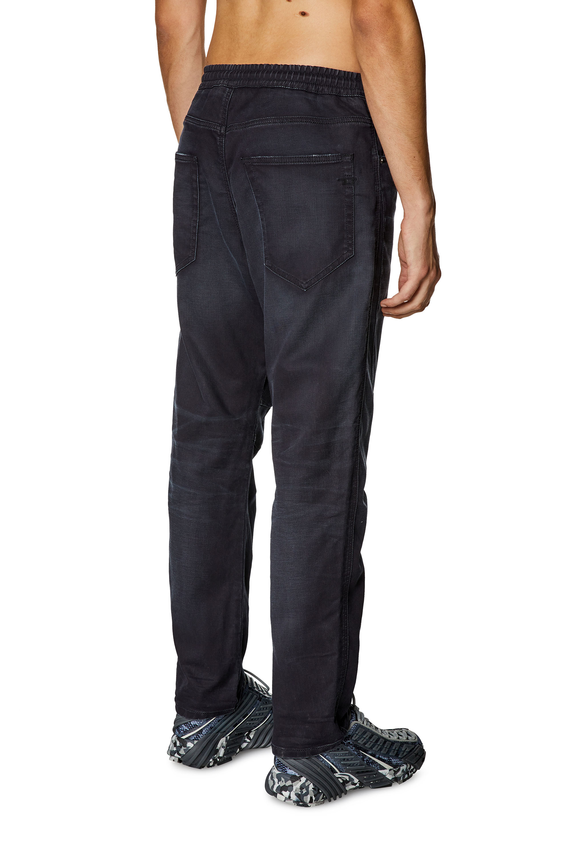 Diesel - Man Tapered 2040 D-Amage Joggjeans® 068HR, Black/Dark grey - Image 3