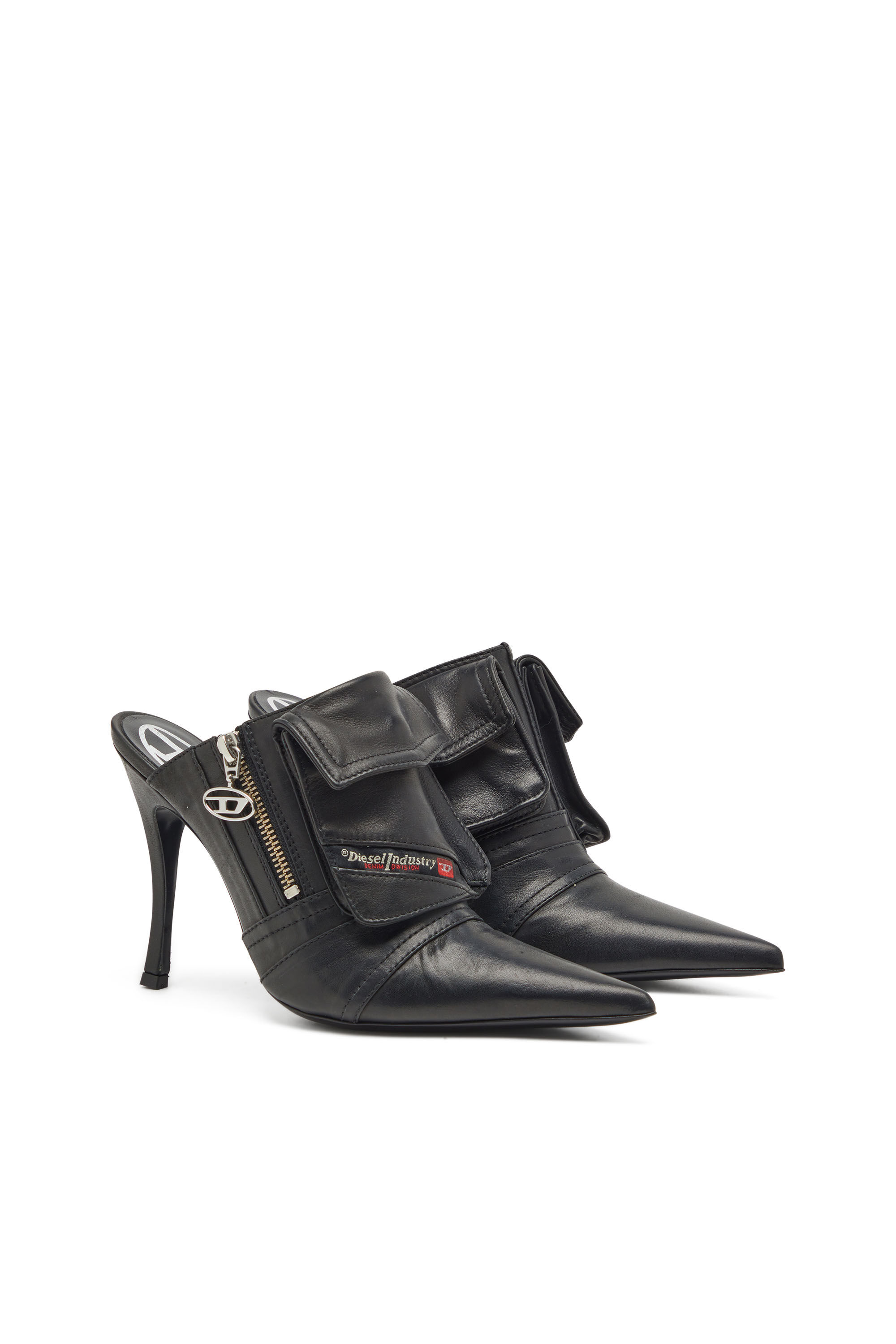 Diesel - D-VENUS POCKET ML, Woman's D-Venus Pocket Ml Shoes - Ankle boots with utility pockets in Black - 2