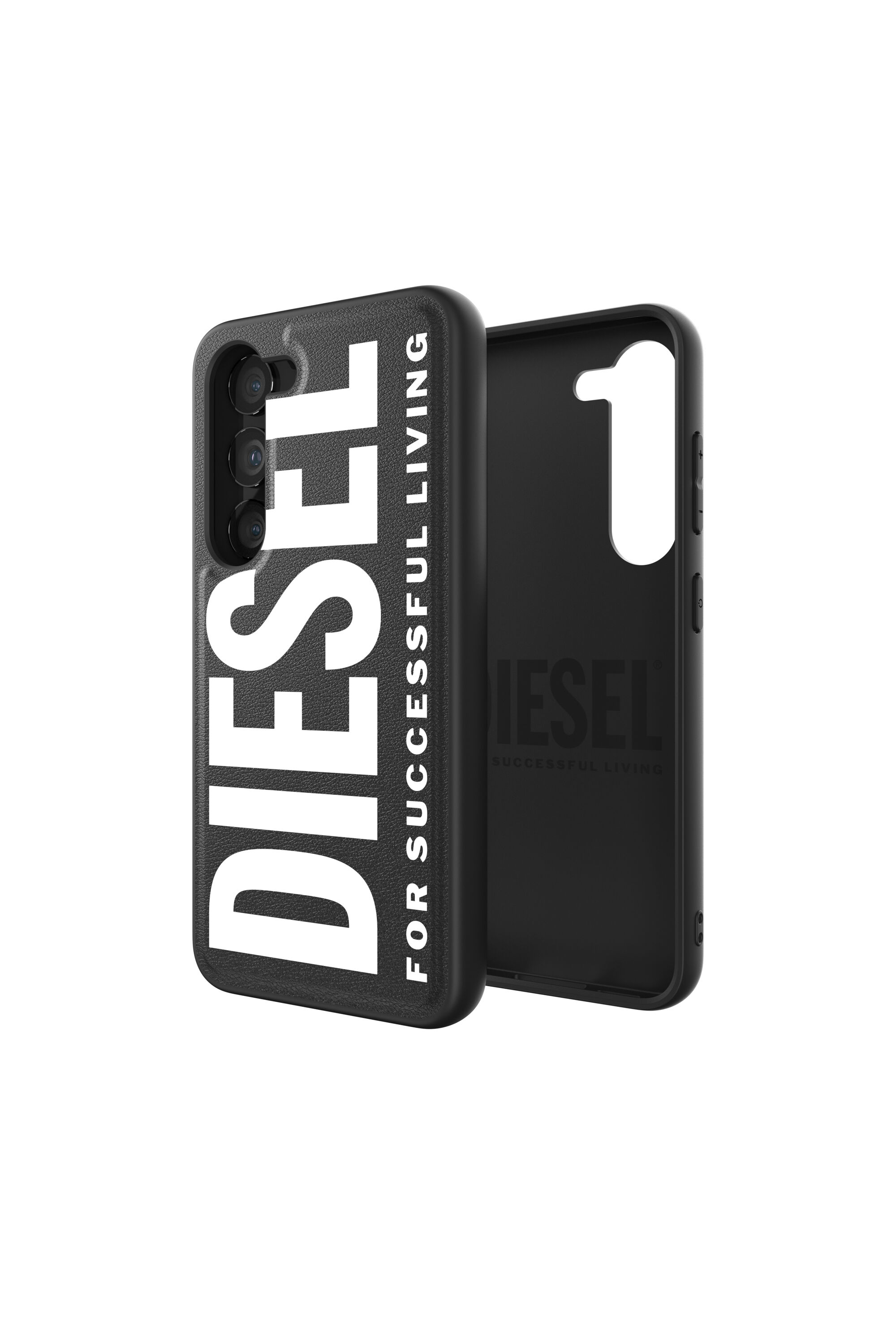 Diesel - 52926 MOULDED CASE, Unisex's Moulded case core for Galaxy S23 in Black/White - 1