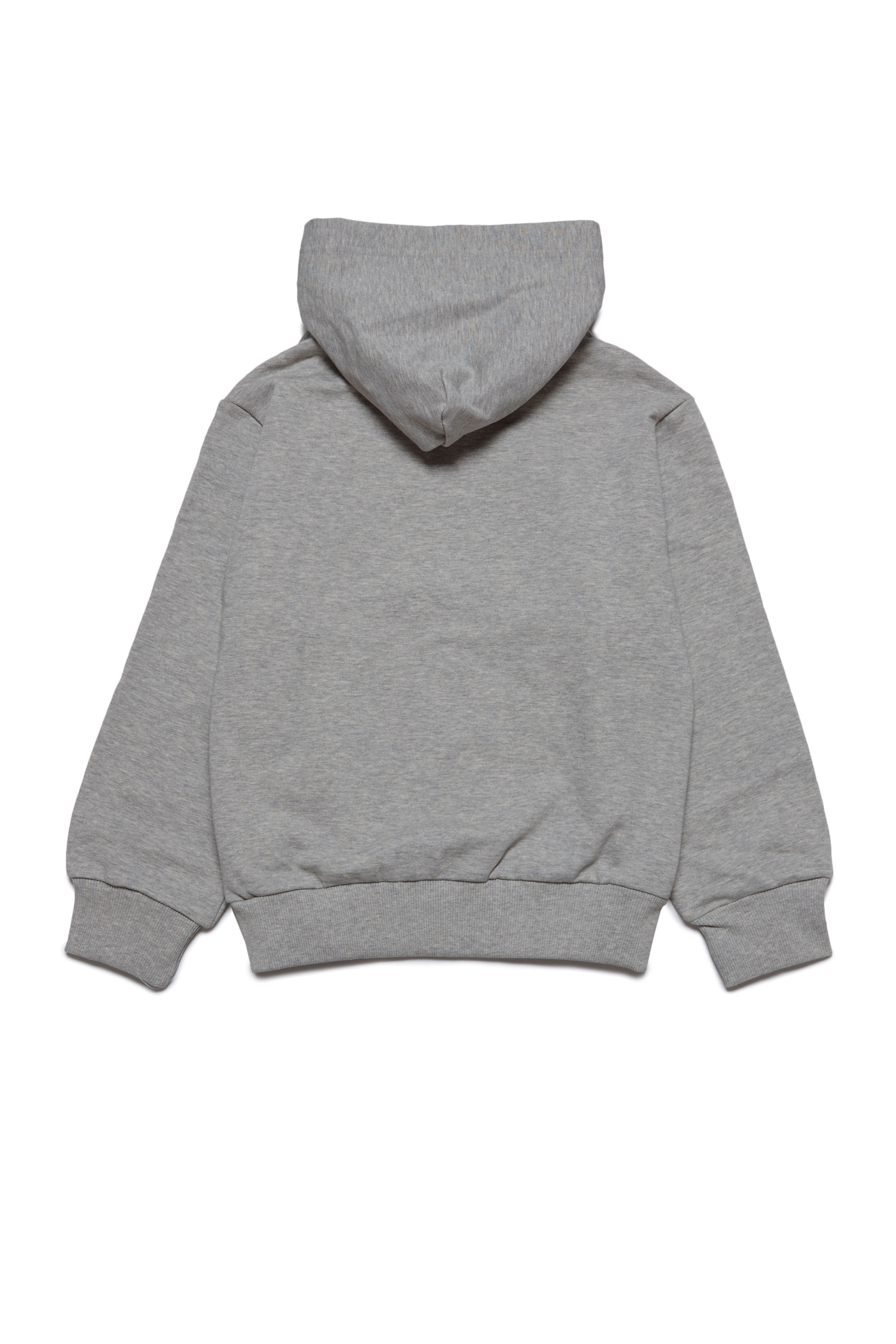 Diesel - LSFORT DI OVER HOOD, Unisex Hoodie with logo print in Grey - Image 2