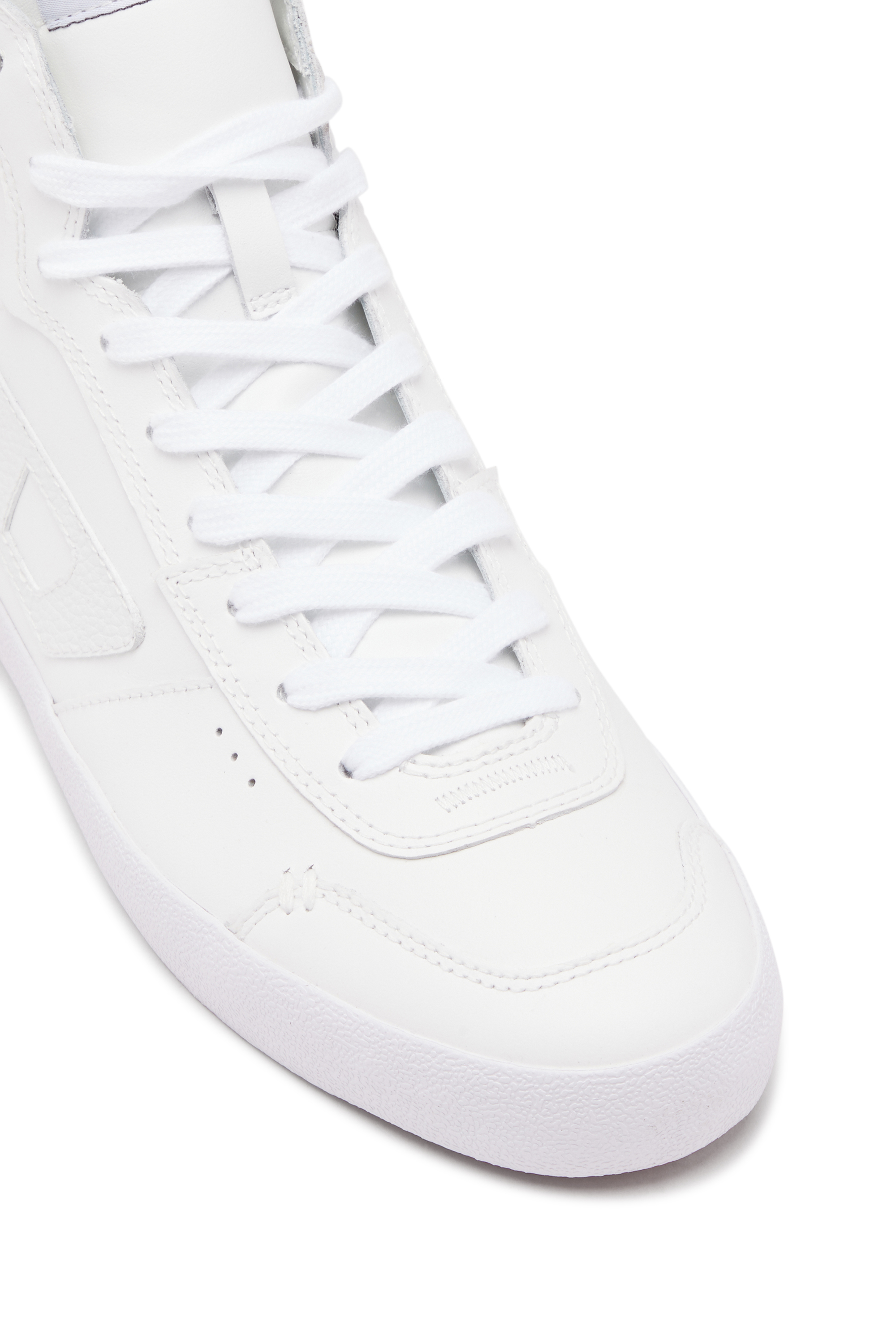 Diesel - S-LEROJI MID, Man S-Leroji Mid-Leather high-top sneakers in White - Image 6