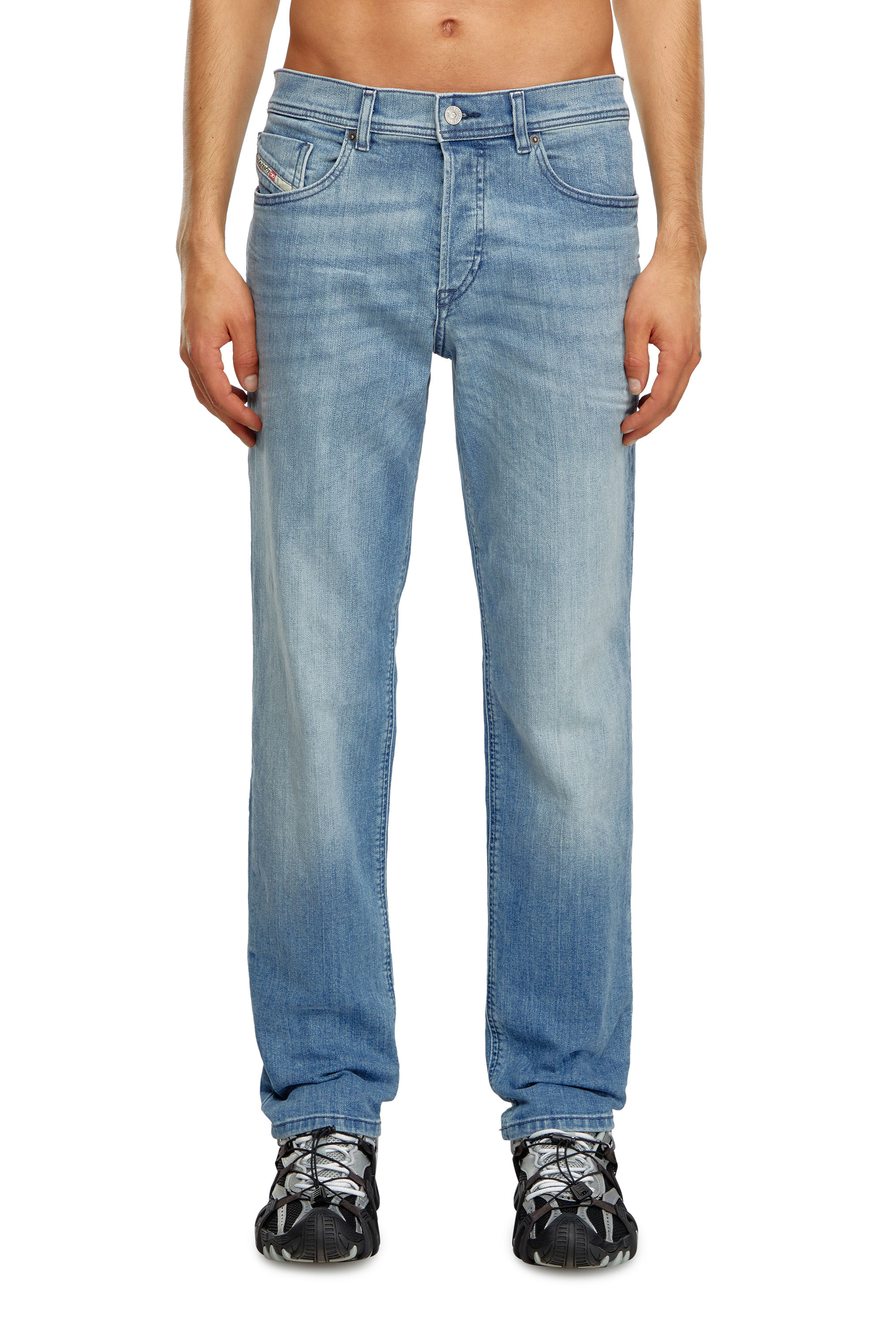 Diesel - Man Tapered Jeans 2023 D-Finitive 0GRDI, Light Blue - Image 1