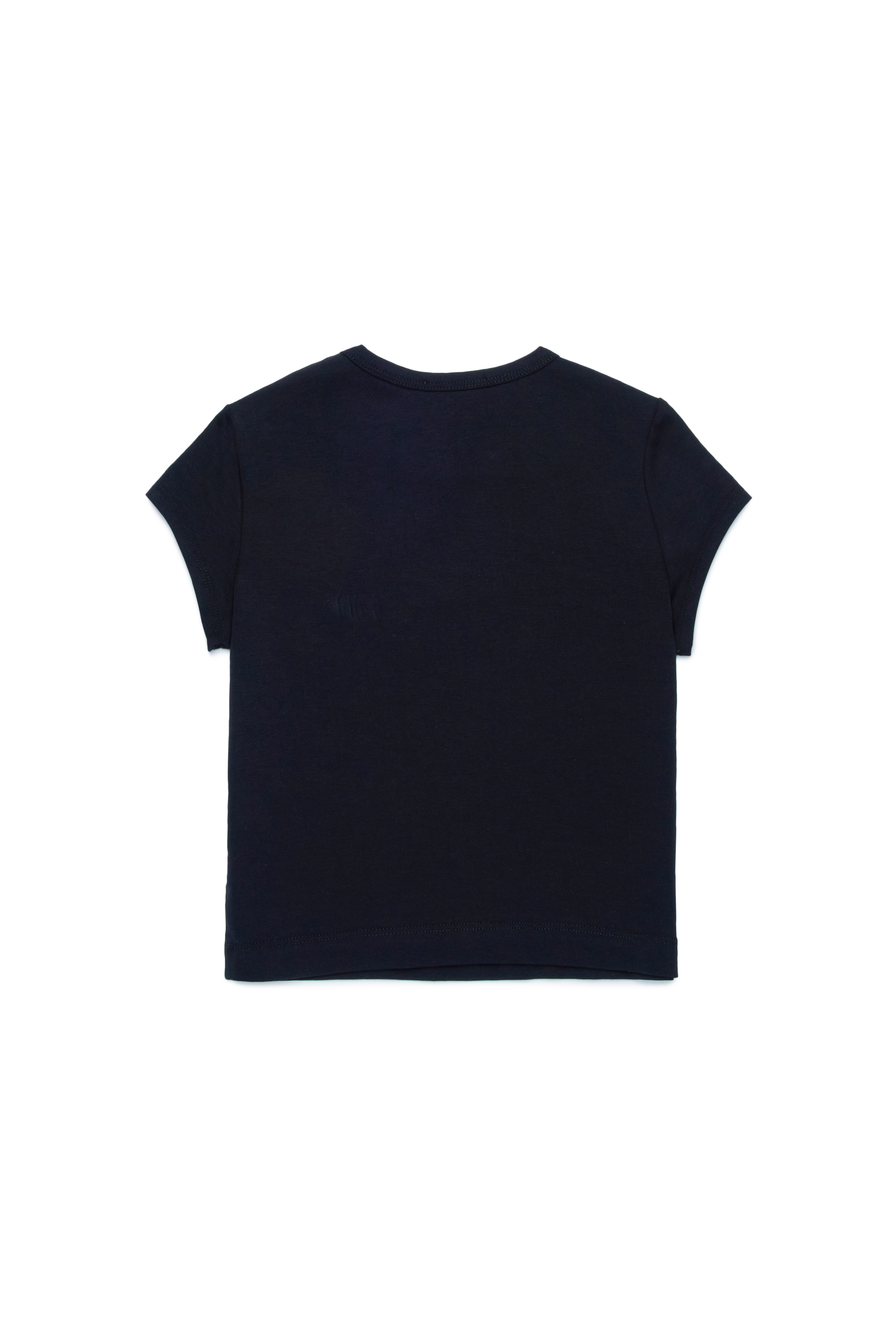 Diesel - TANGIE, Woman's T-shirt with cut-out Oval D logo in Black - 2