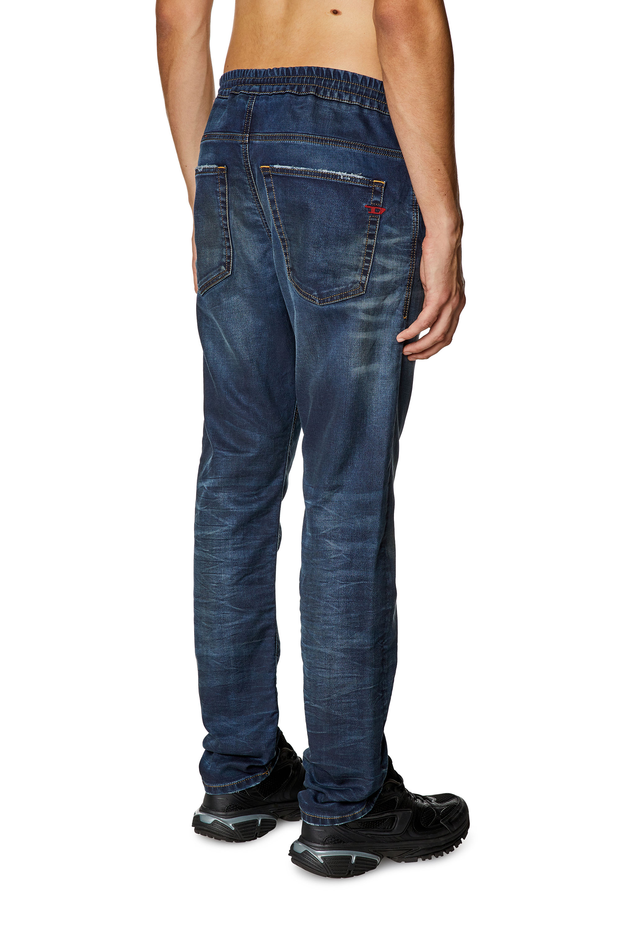 Diesel - Man Tapered 2030 D-Krooley Joggjeans® 068JA, Dark Blue - Image 4