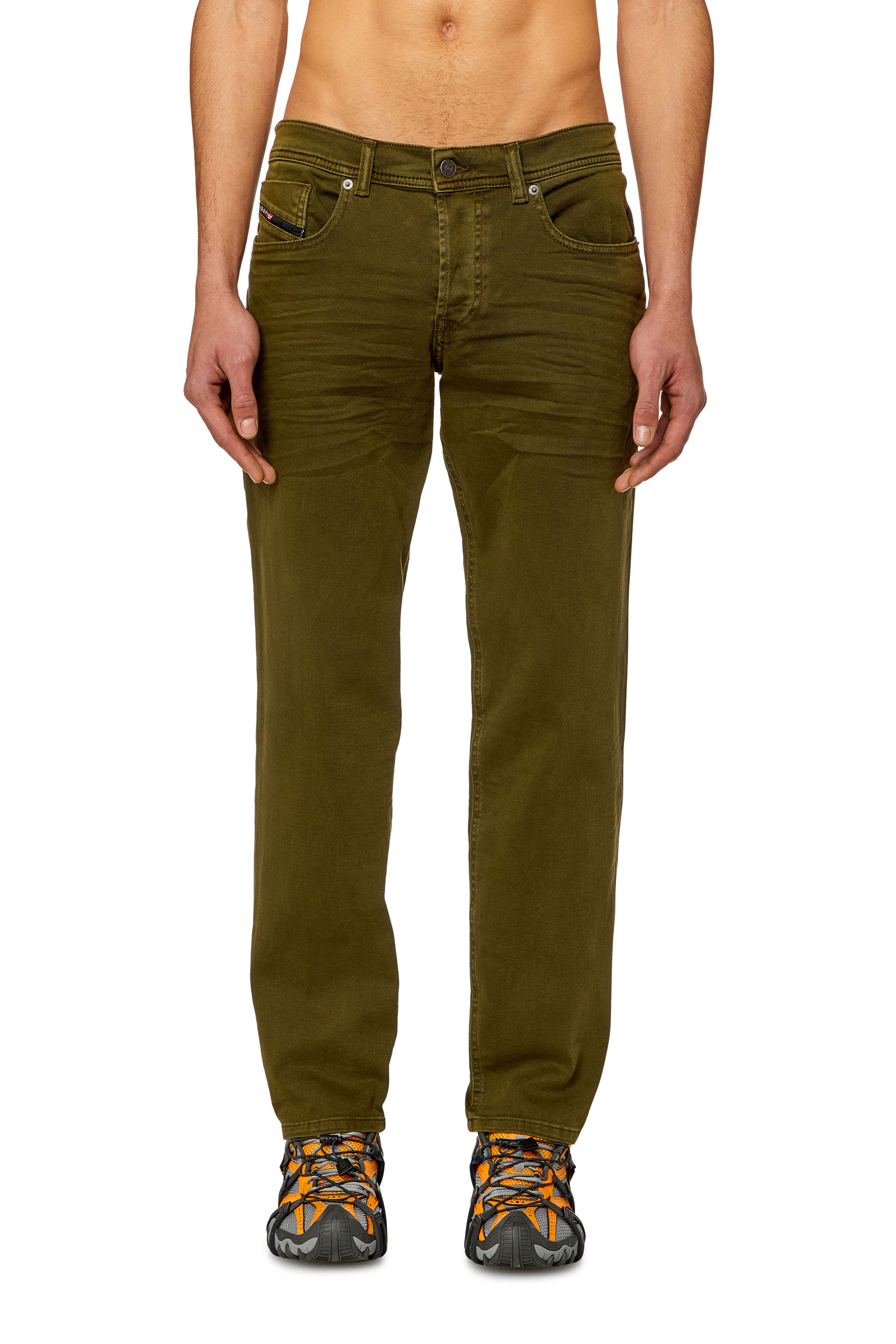 Diesel - Man Tapered Jeans 2023 D-Finitive 0QWTY, Military Green - Image 1
