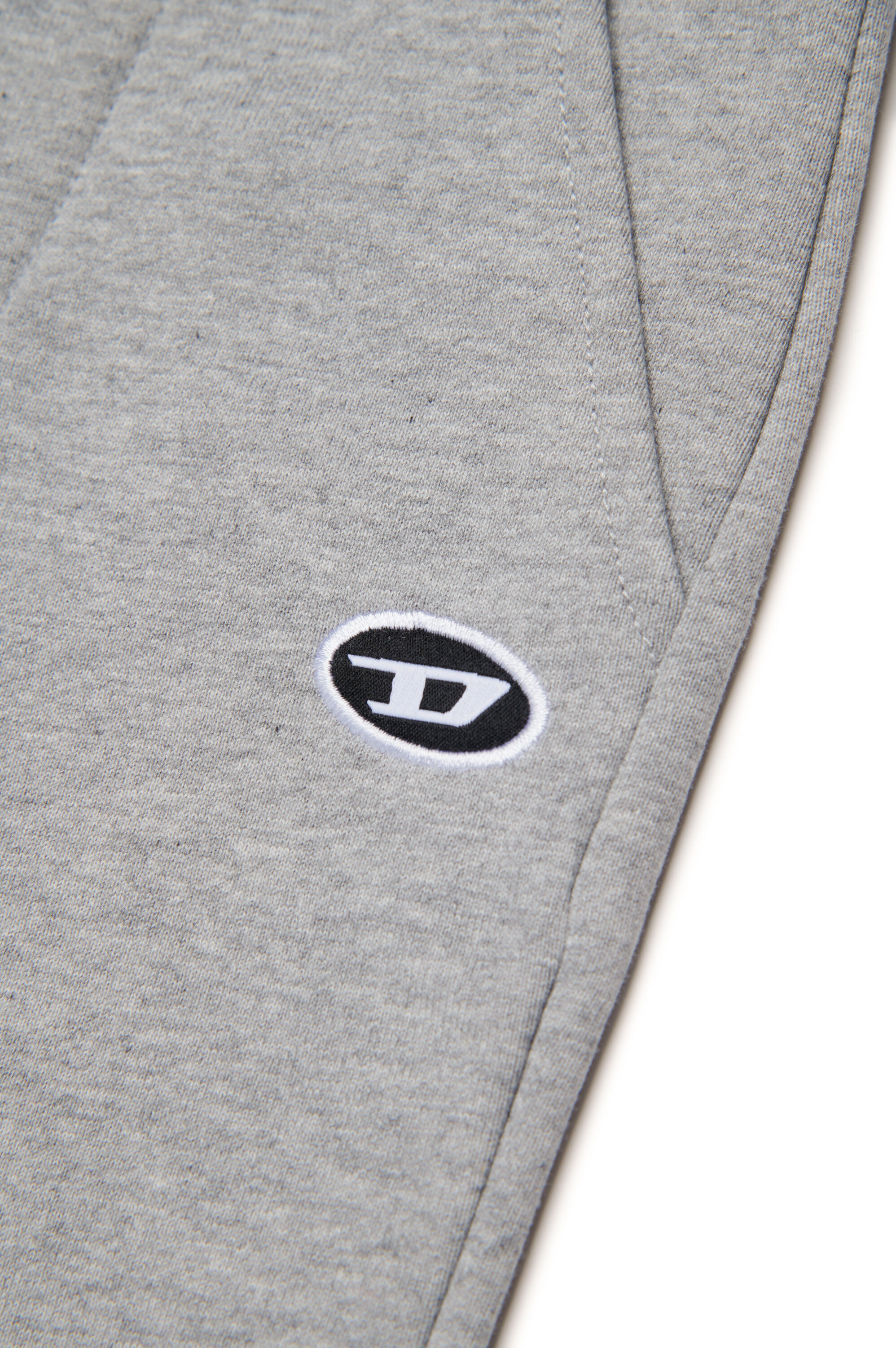 Diesel - PTARYDOVALPJB, Man's Sweatpants with Oval D patch in Grey - 4