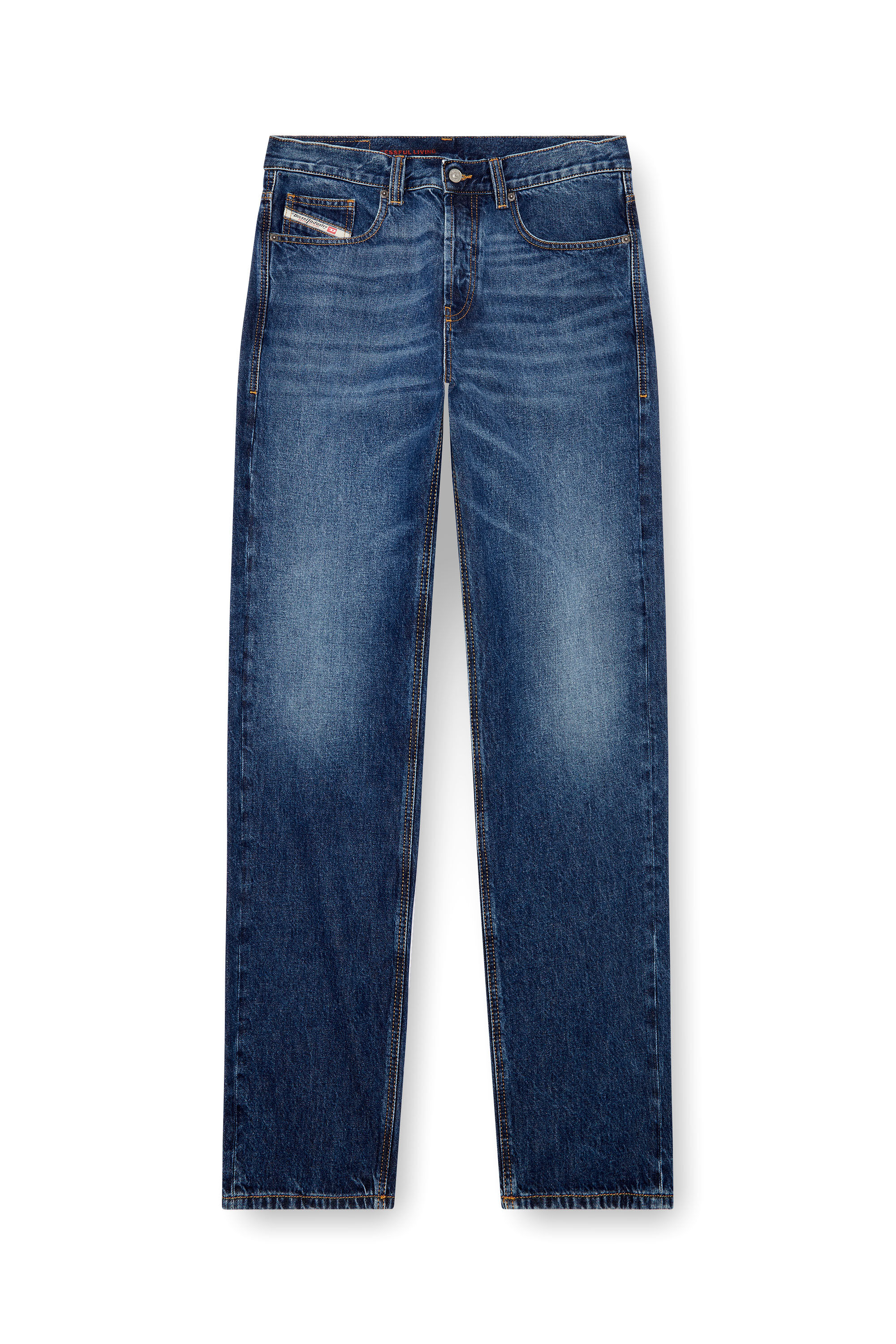 Diesel - Man Straight Jeans 2010 D-Macs 09I27, Dark Blue - Image 2