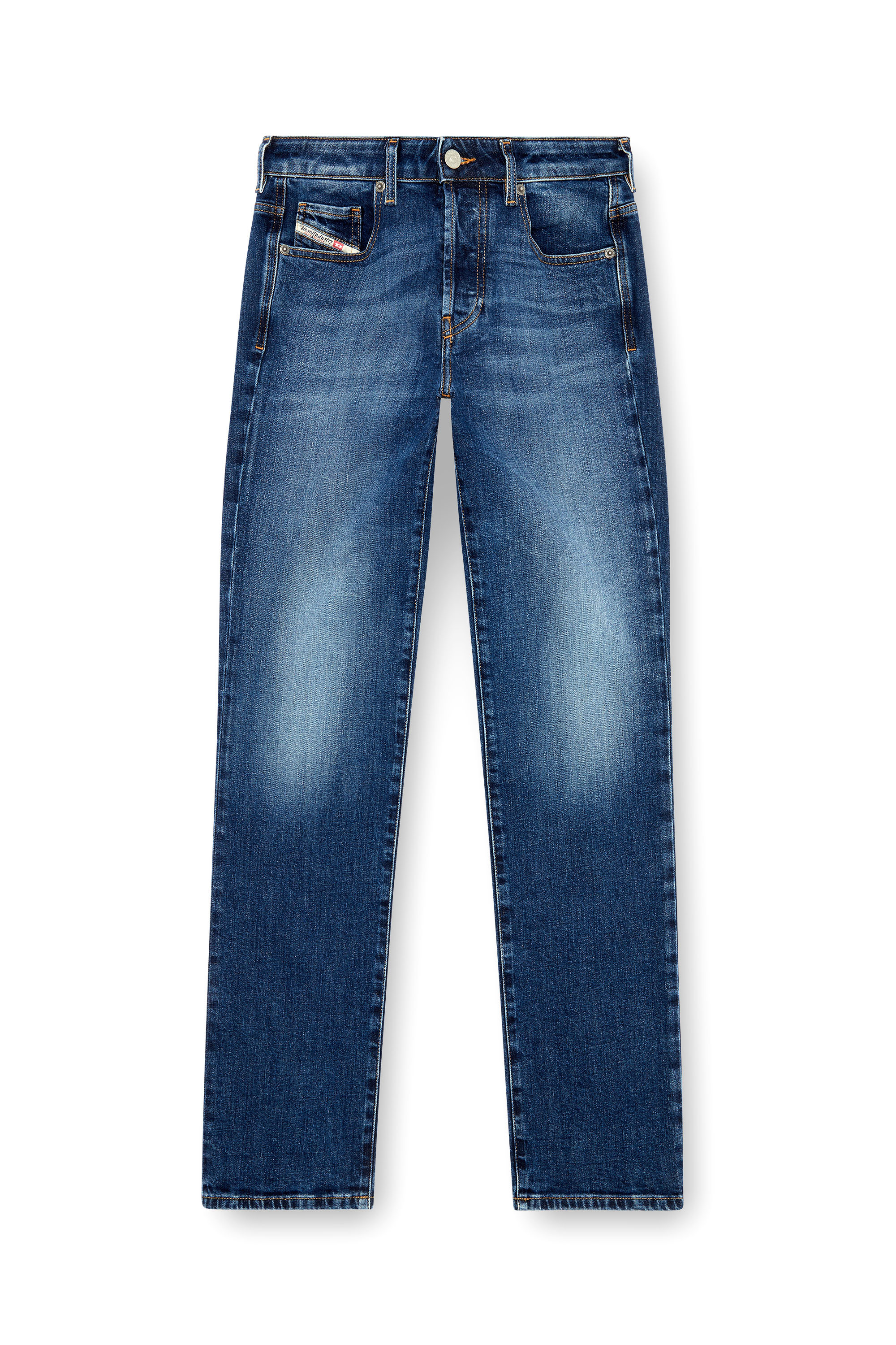 Diesel - Woman Straight Jeans 1989 D-Mine 09I28, Dark Blue - Image 5