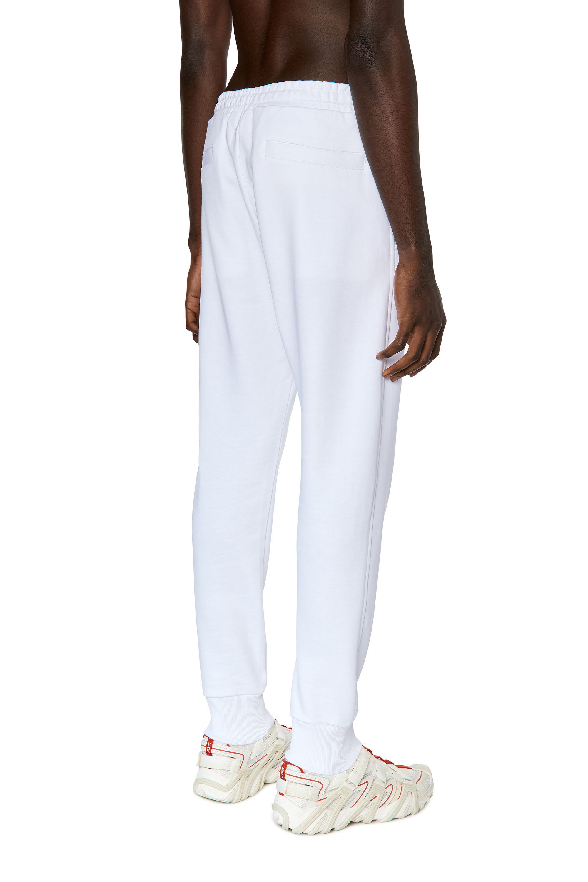 Diesel - P-TARY-DIV, Man's Track pants with embroidered logo in White - 4