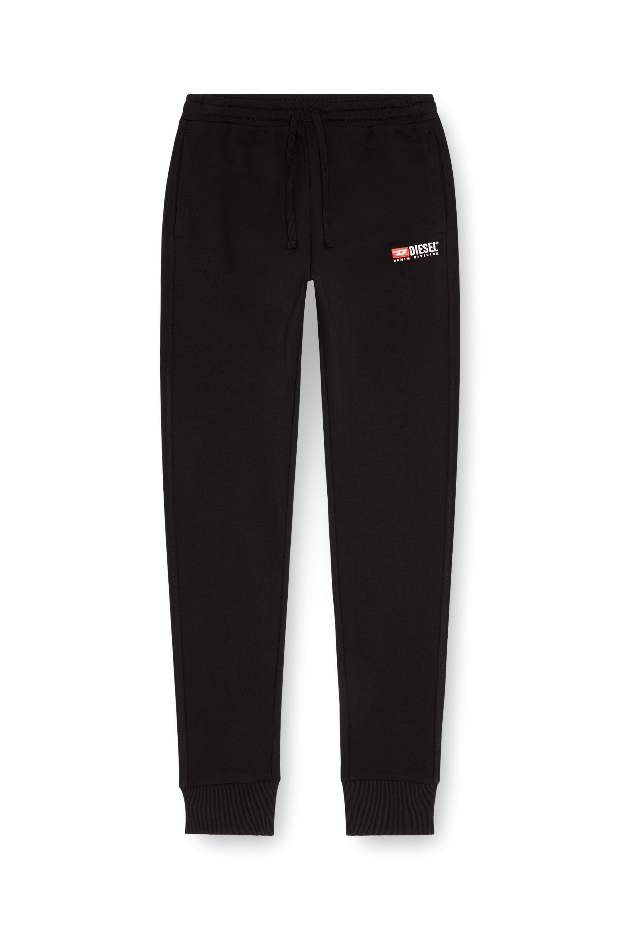 Diesel - P-TARY-DIV, Man's Track pants with embroidered logo in Black - 3