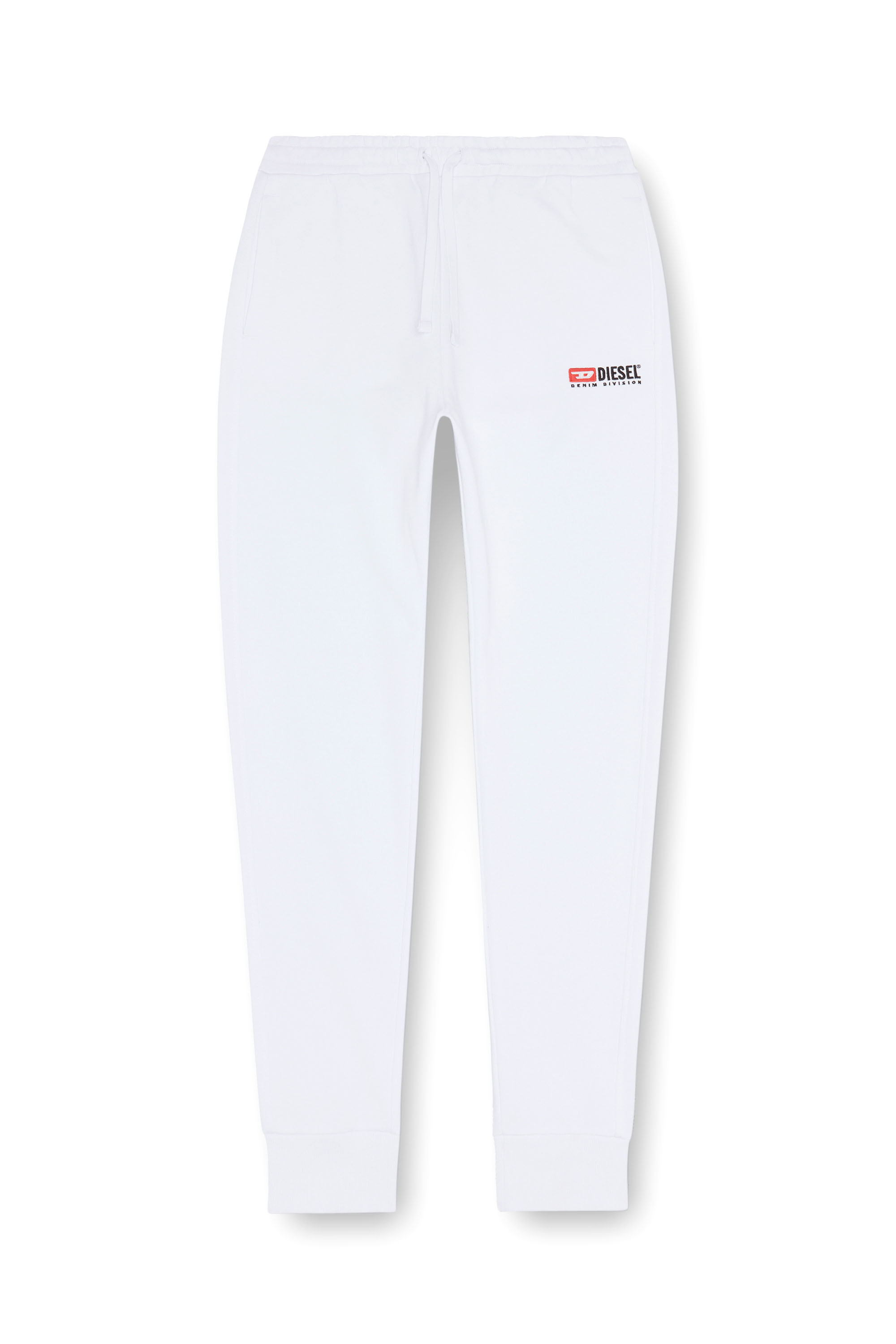 Diesel - P-TARY-DIV, Man's Track pants with embroidered logo in White - 3