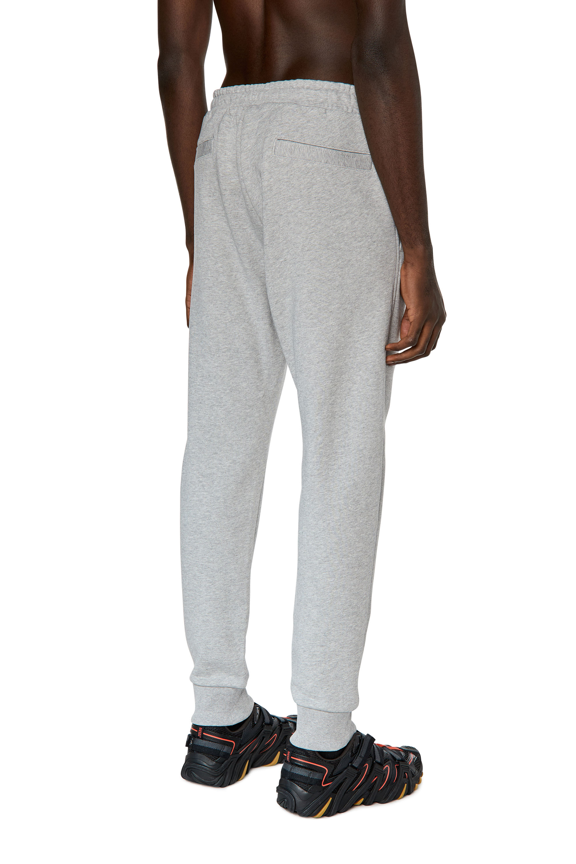 Diesel - P-TARY-DIV, Man's Track pants with embroidered logo in Grey - 4