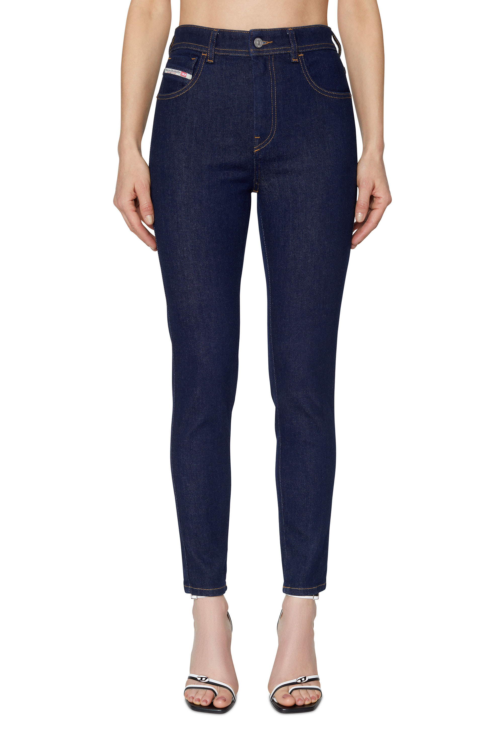 Diesel - Woman Super skinny Jeans 1984 Slandy-High Z9C18, Dark Blue - Image 2