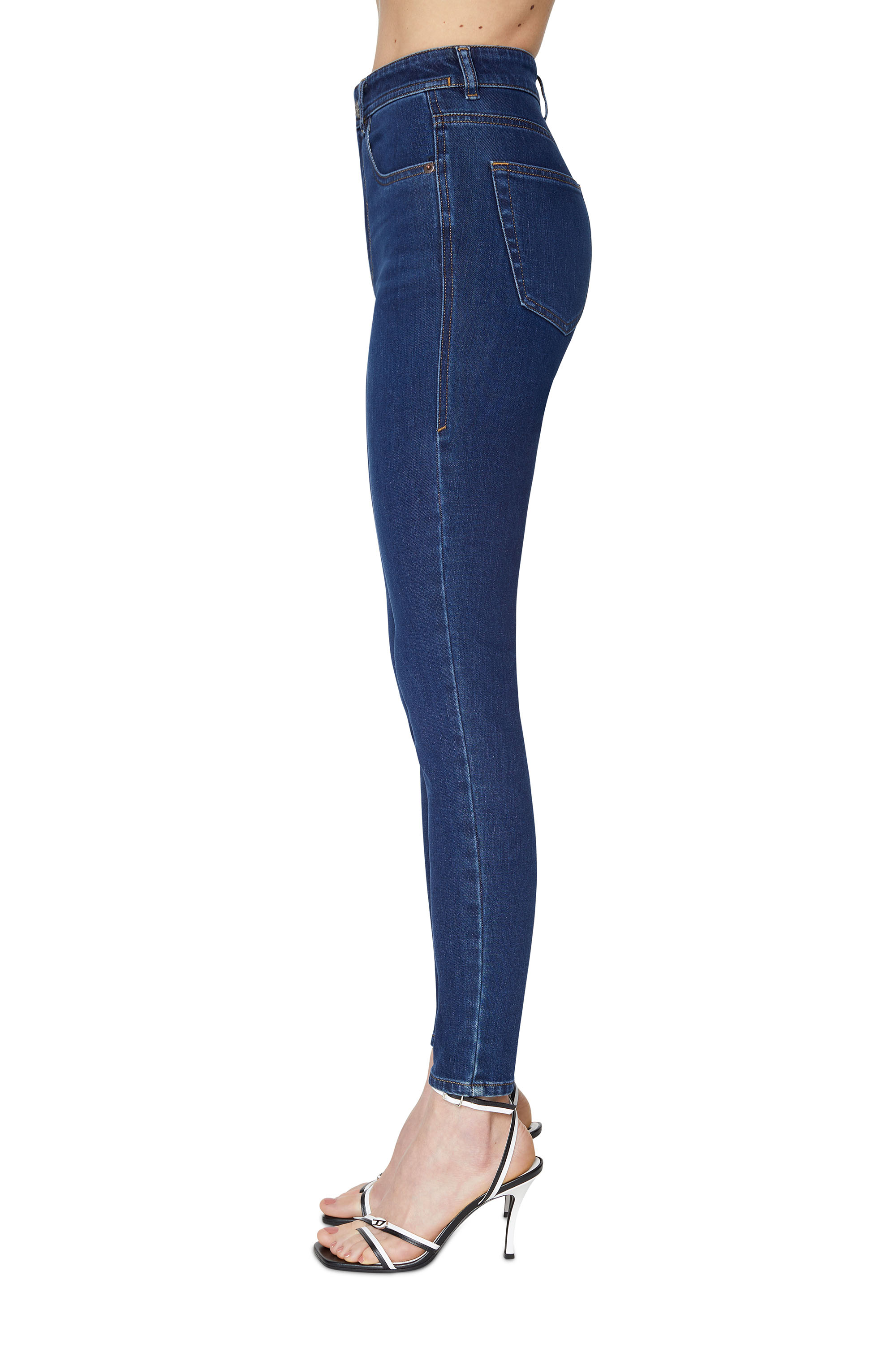 Diesel - Woman Super skinny Jeans 1984 Slandy-High 09C19, Dark Blue - Image 5