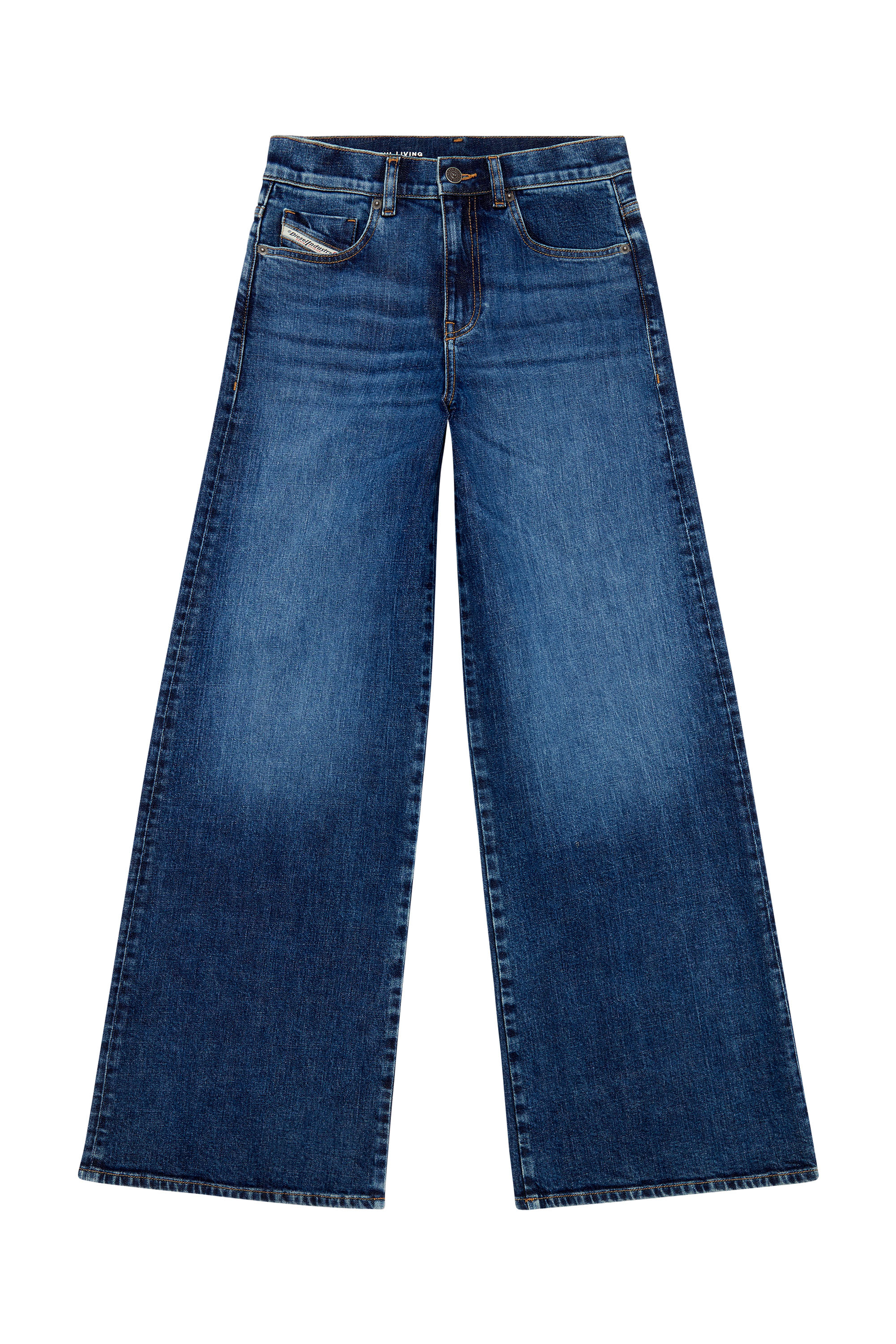 Diesel - Woman Bootcut and Flare Jeans 1978 D-Akemi 0PFAZ, Dark Blue - Image 5