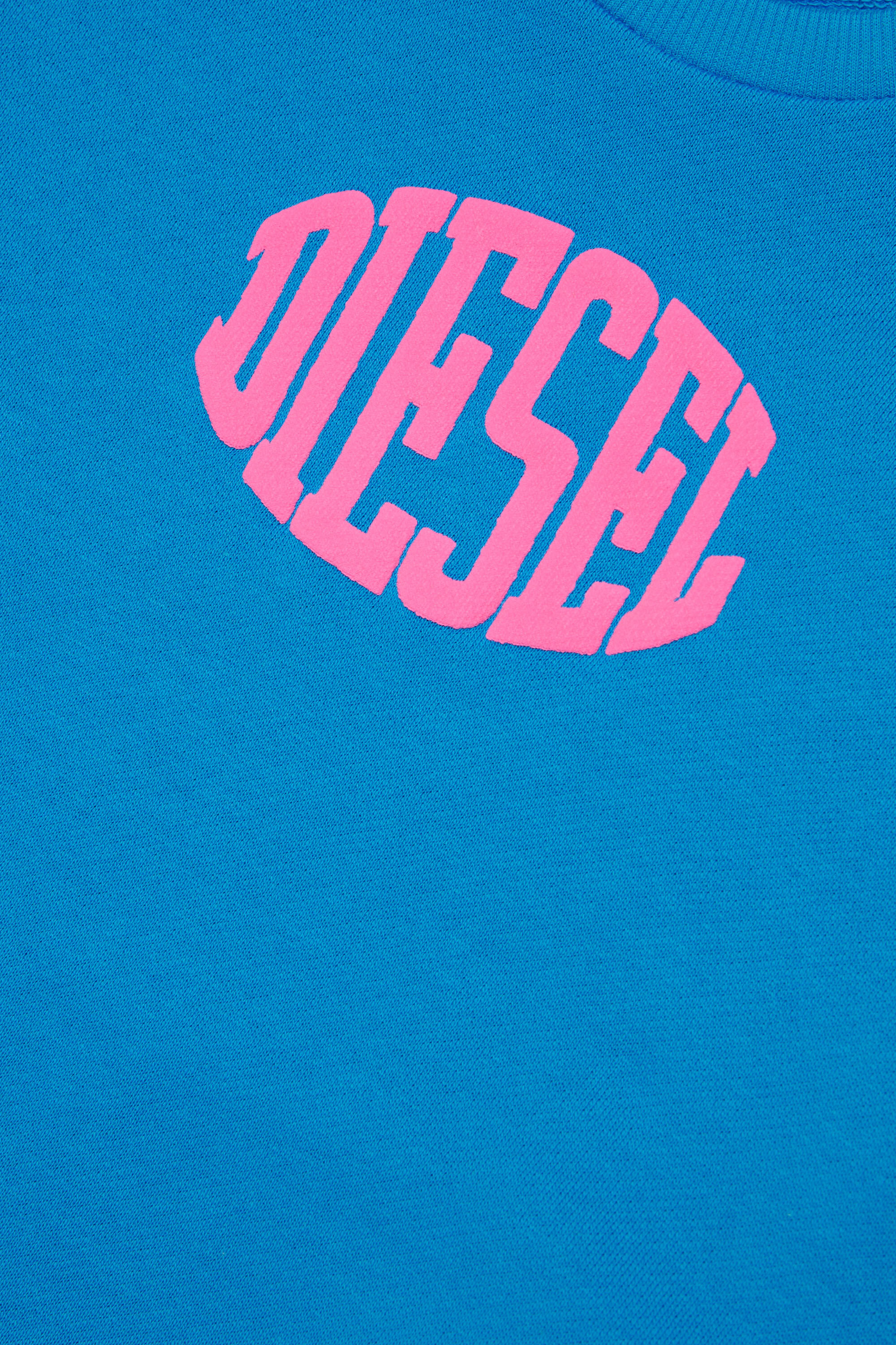 Diesel - SIWI, Woman Sweatshirt with puffy logo in Blue - Image 3