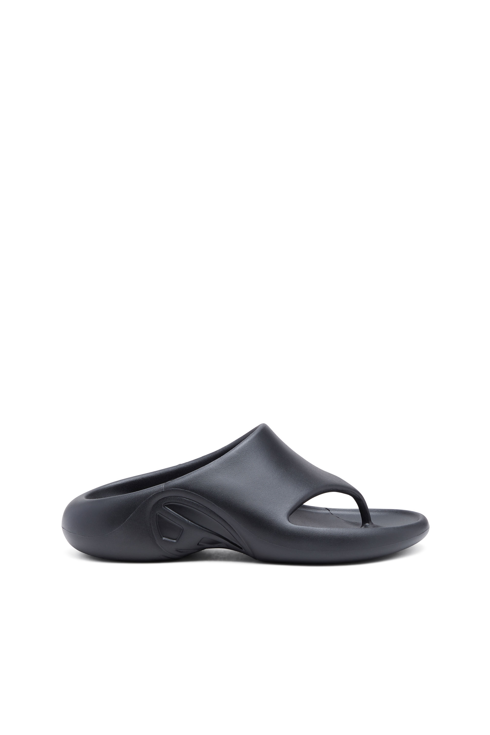 Diesel - SA-MAUI X, Unisex Sa-Maui-Rubber mule flip-flop in Black - Image 1