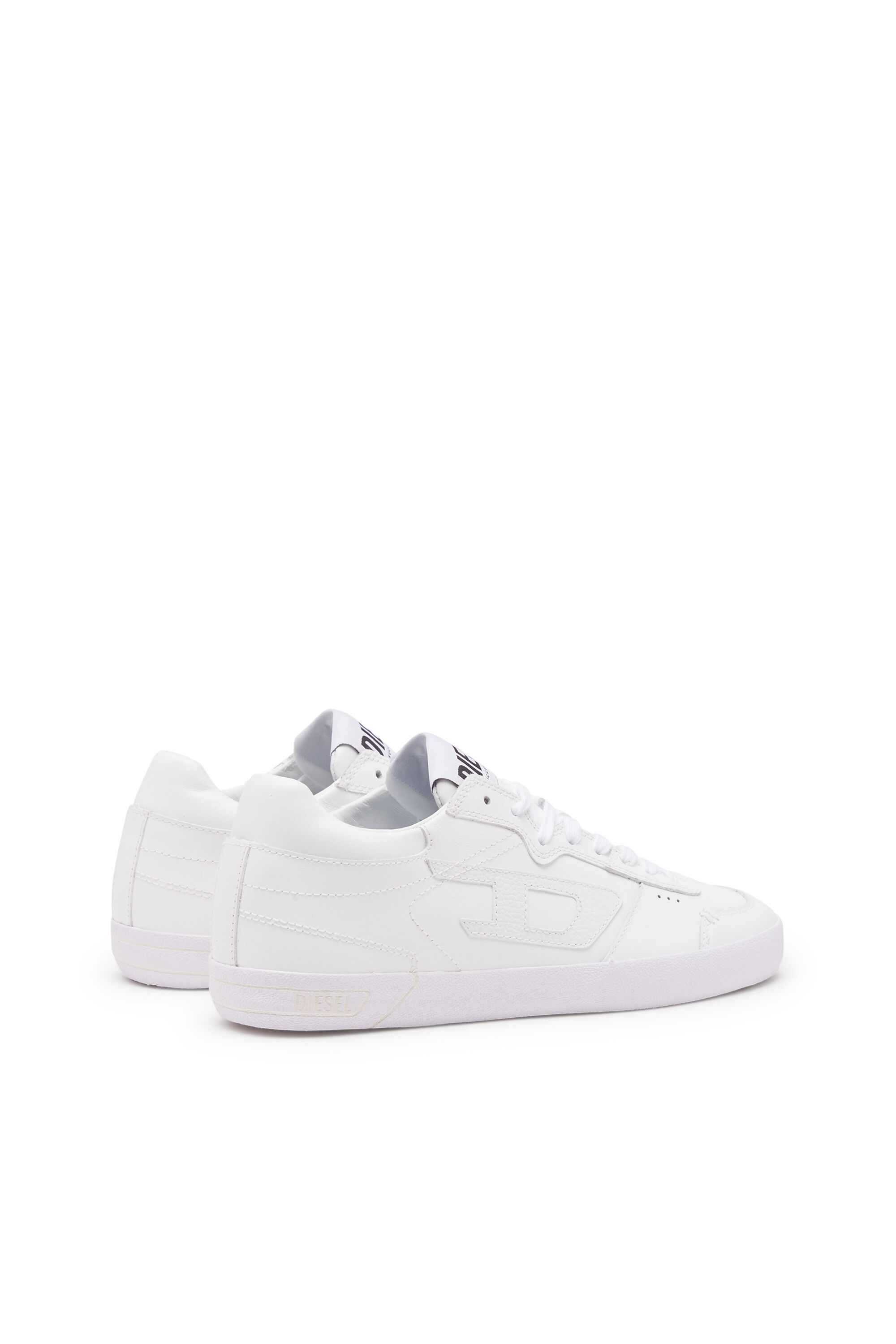 Diesel - S-LEROJI LOW W, Woman's S-Leroji Low-Low-top sneakers in smooth leather in White - 3