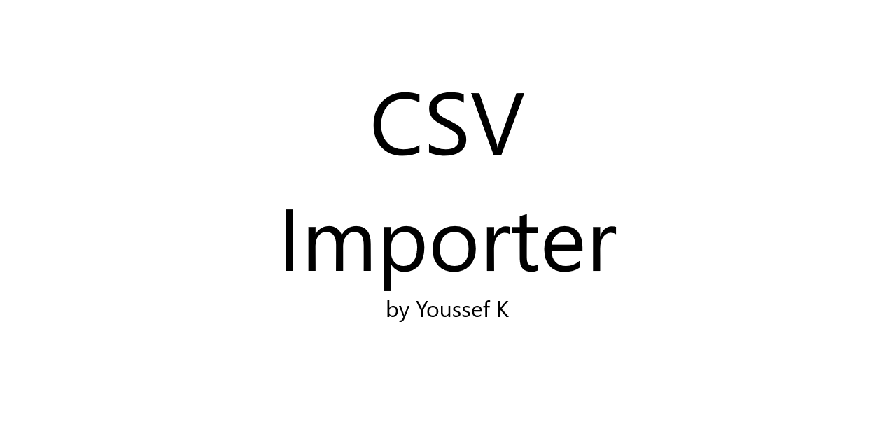 CSV-Importer