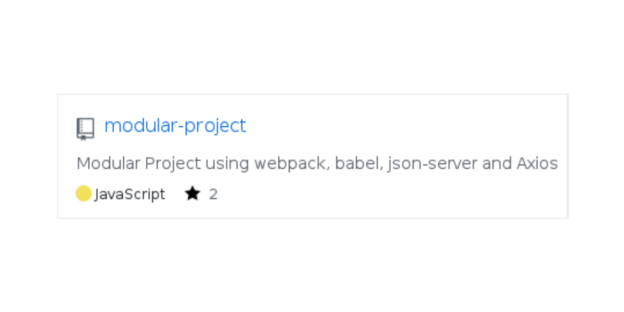modular-project