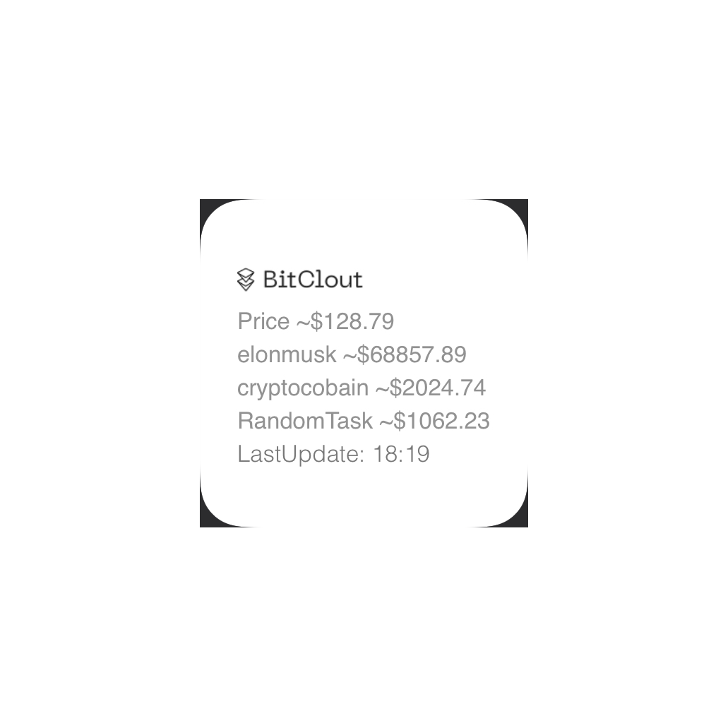 bitclout-widget