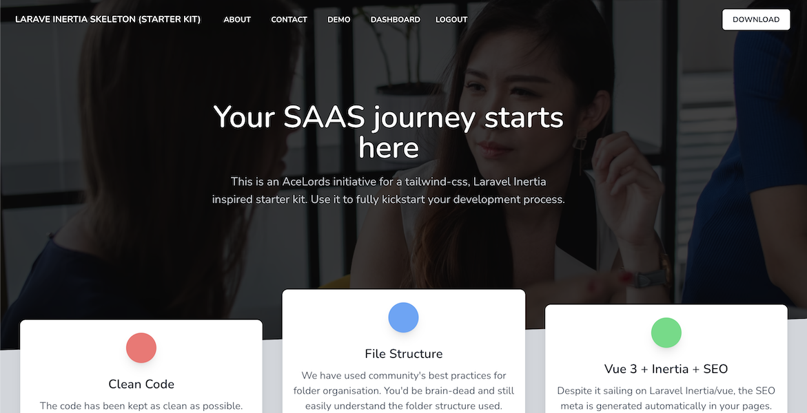 laravel-inertia-starter-kit