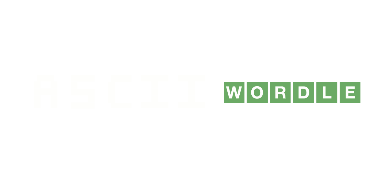 ASCII-Wordle